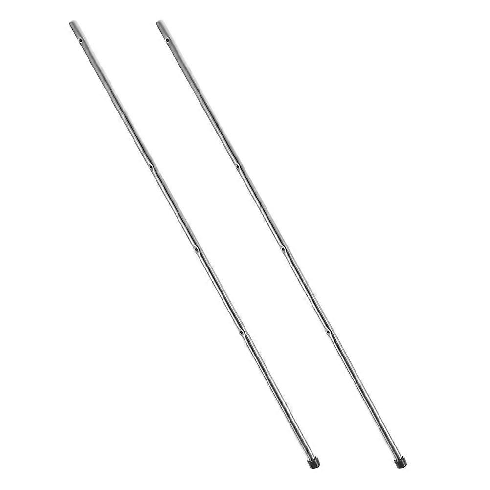 Silver Foosball Table Rods Replacement for Table Soccer Game 8Pcs Set