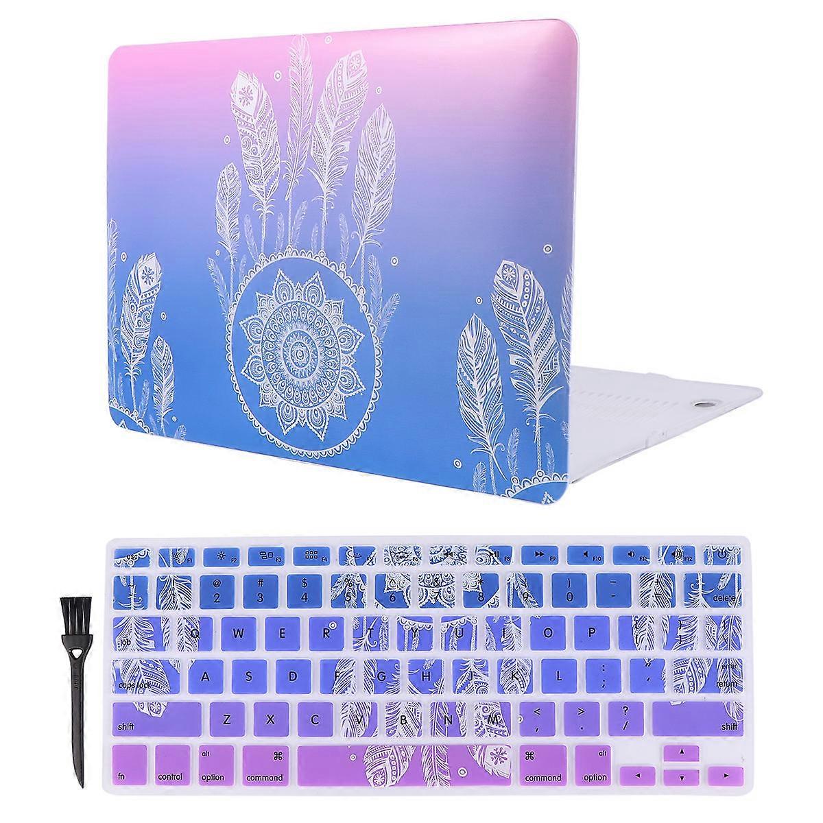 Laptop Case Cover with Keyboard Protective Cover for 13 Inch Air 2Pcs
