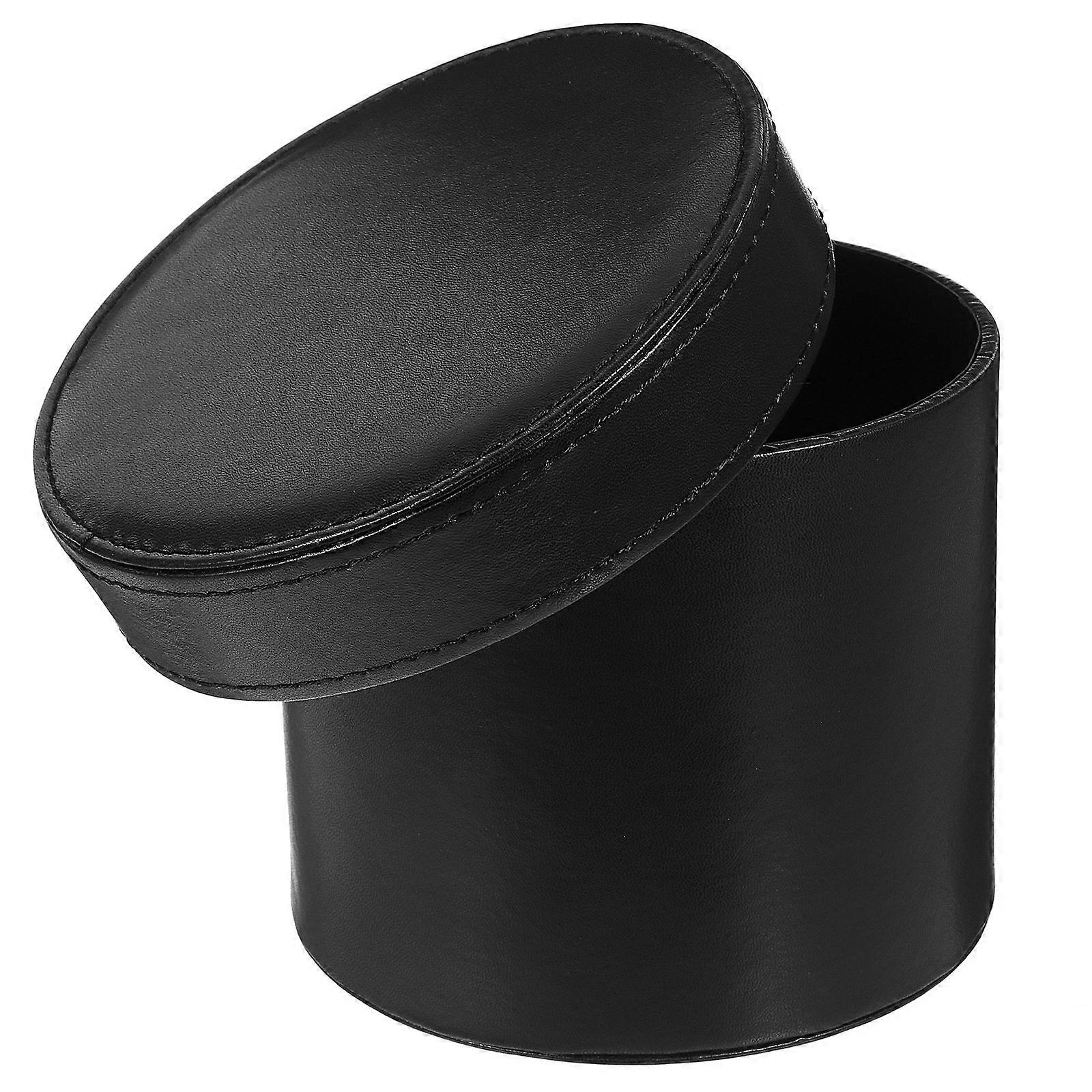 Round Florist Box for Decoration 4Pcs Small Flower Case Black Color