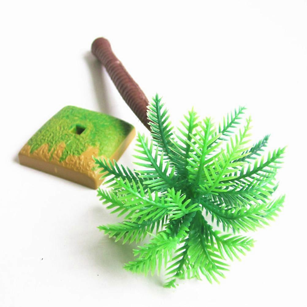 Realistic Simulated Palm Tree for Decoration 10Pcs Tabletop Ornament