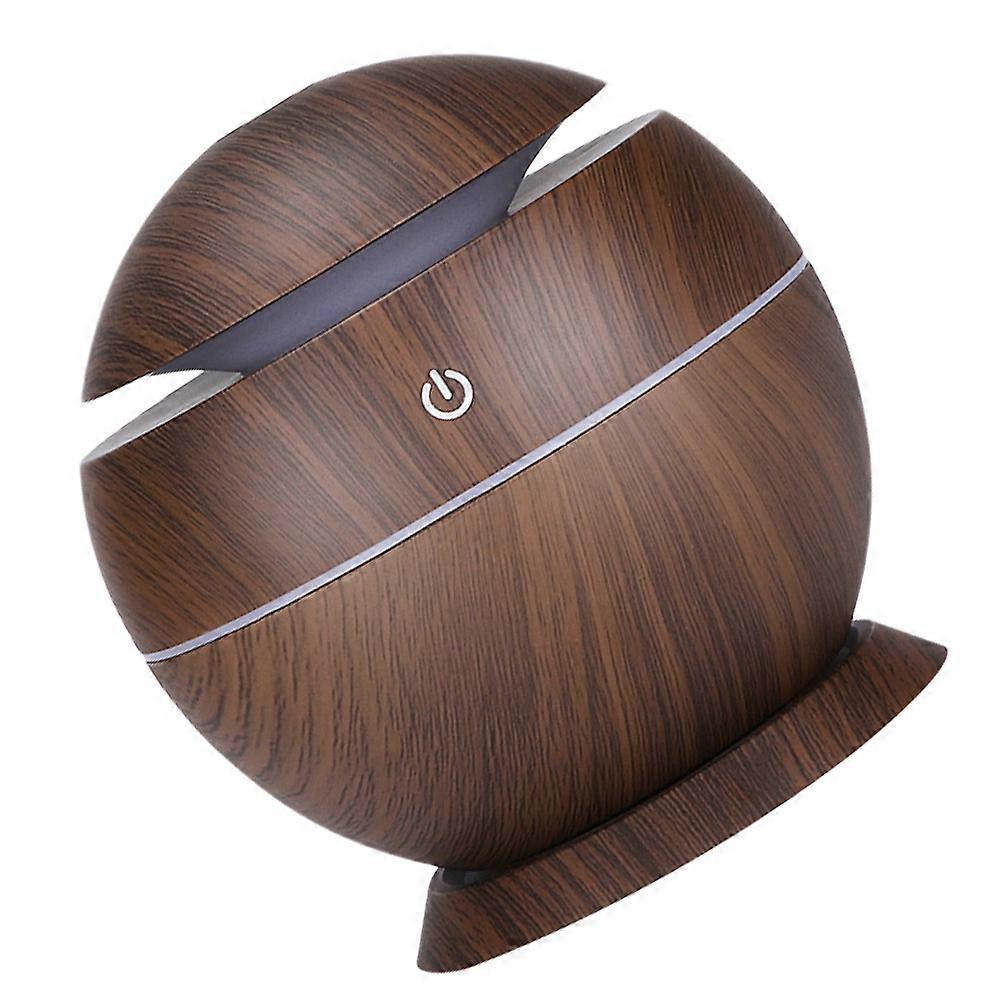 Small Desk Humidifier 130ML Coffee Colorful Lighting Home Use ABS Material 1Set