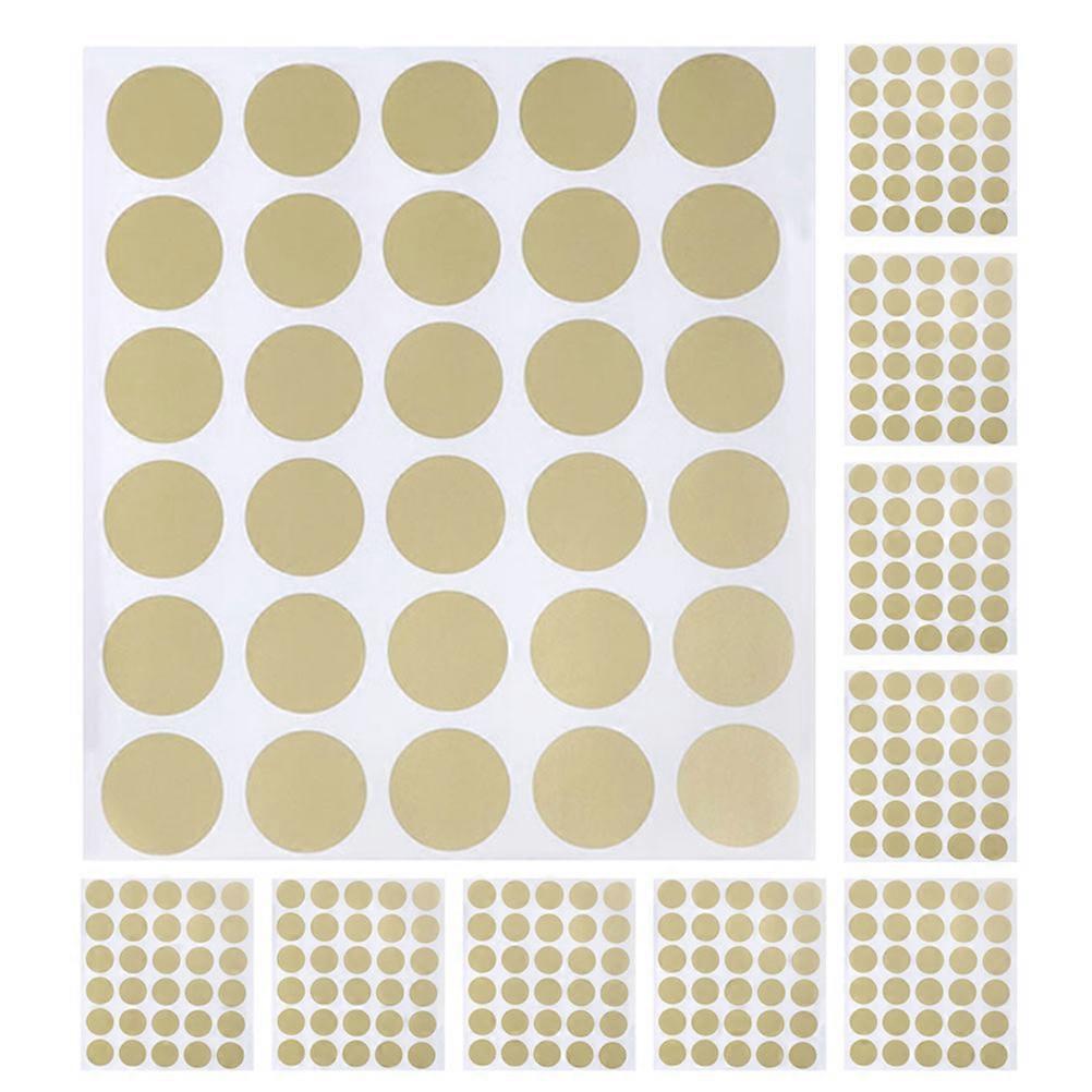 Self Adhesive Scratch Off Stickers 1800 Pcs Perfect For DIY Projects Event Planners Golden Shades Prize Reveal Feature