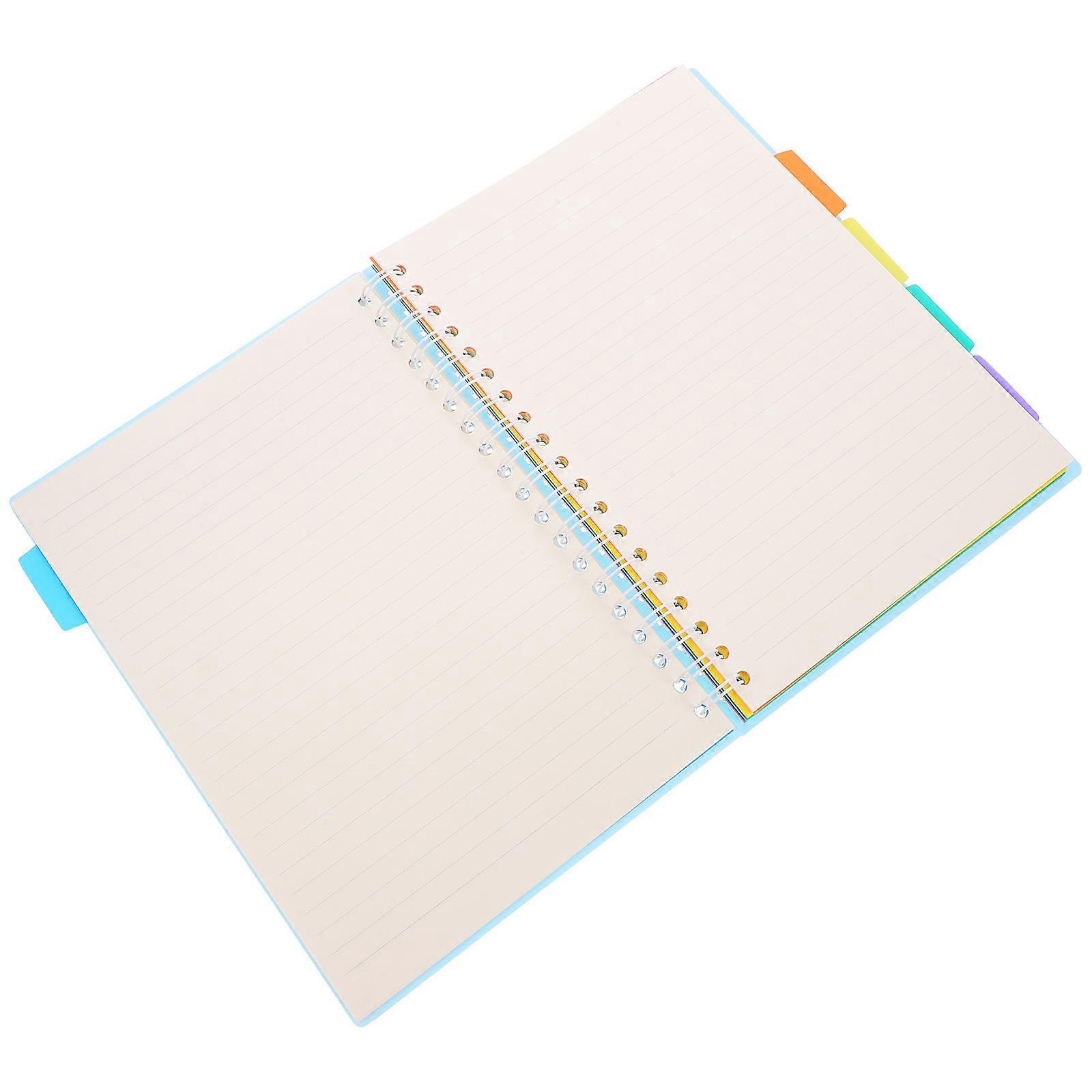 Multi-Function Notebook with Dividers for Office Planning 3Pcs