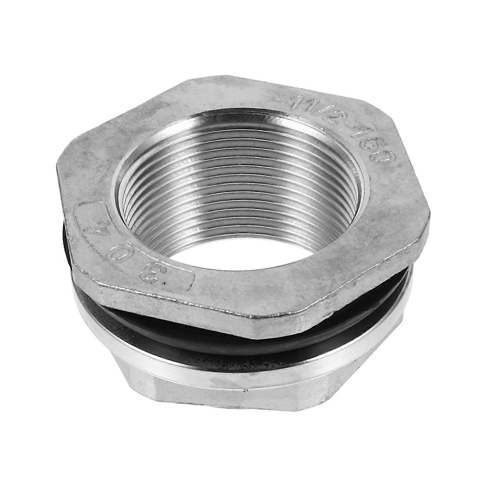 Fitting Stainless Steel Connector for Water Tank 2Pcs