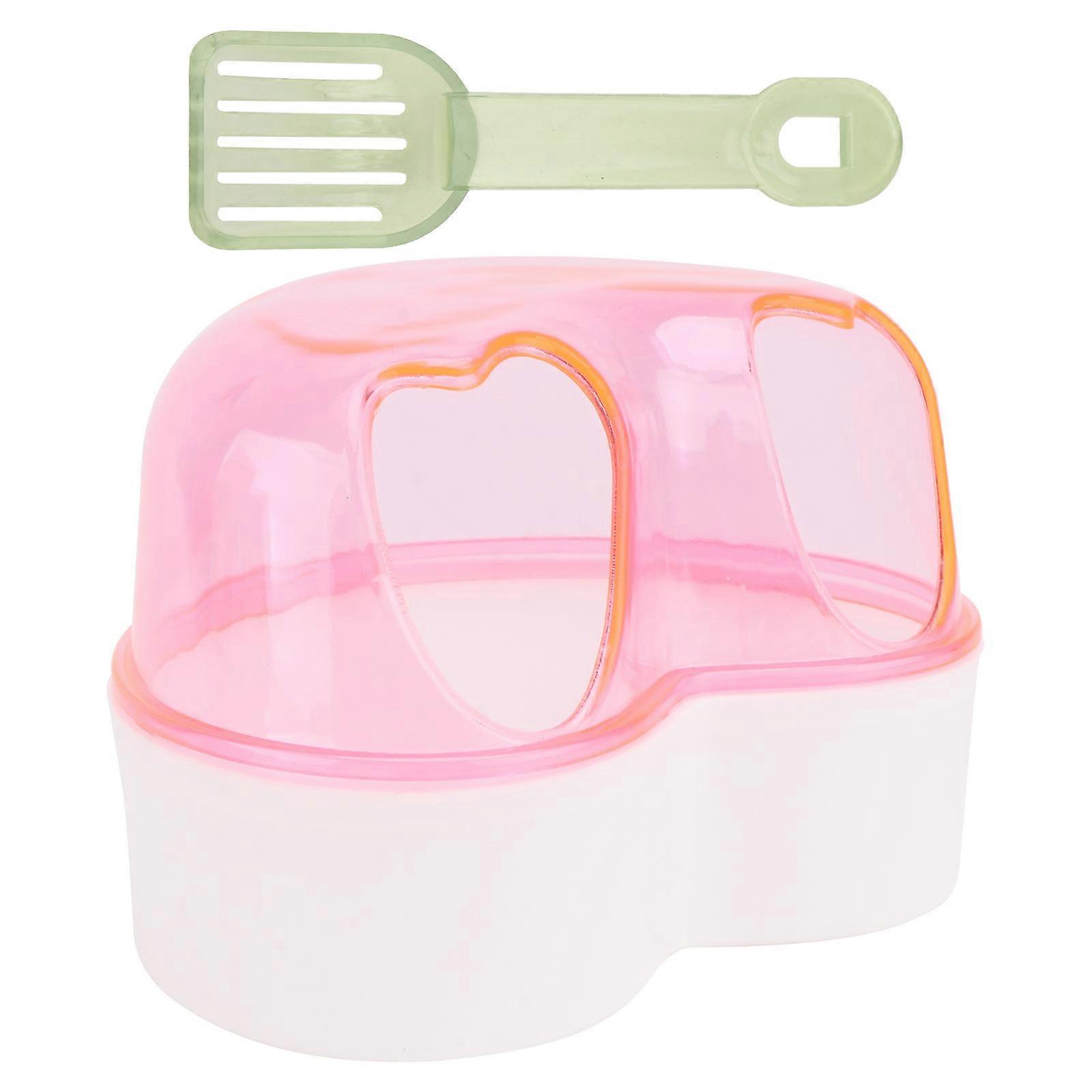 Pet Bathing Basin Hamster Bathroom Bath Tub 2Pcs Sand Bath