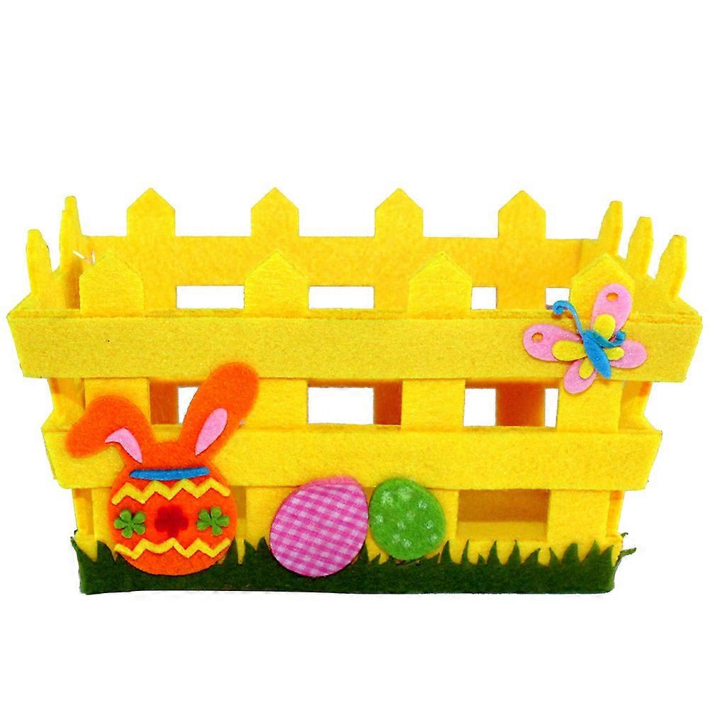 Easter Basket Craft Nonwoven Square Decorative for Gift Easter Basket