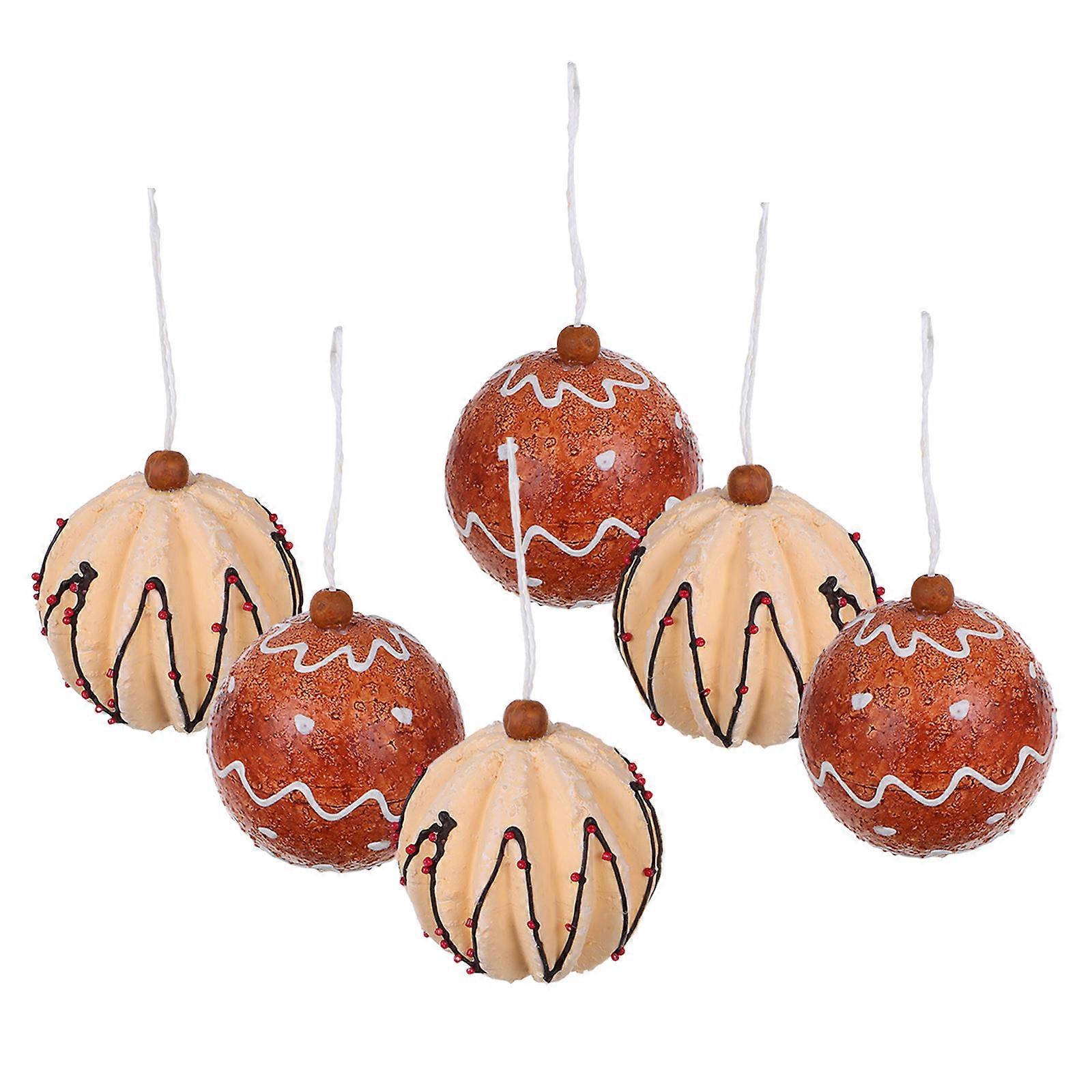 Multi Color Xmas Tree Candy Balls Hanging Ornaments Set 24Pcs