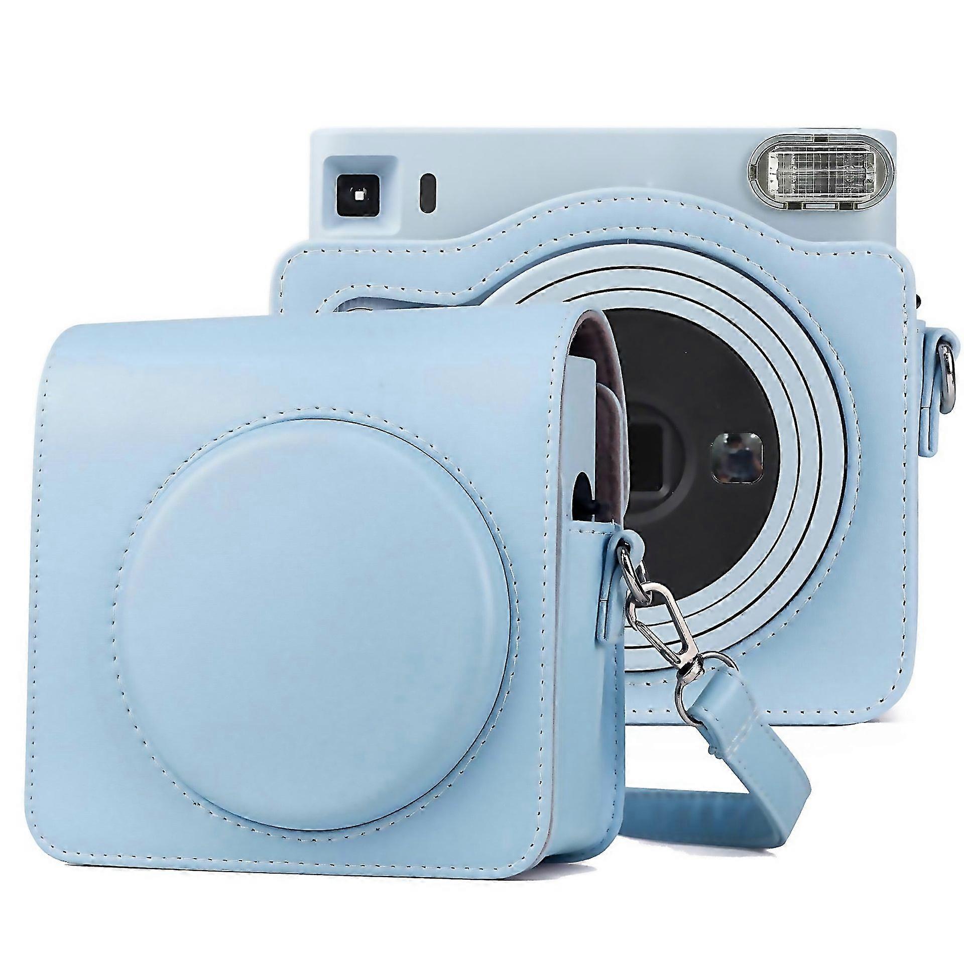For Full Body Pu Leather Case Camera Bag With Strap For Fujifilm Instax Square