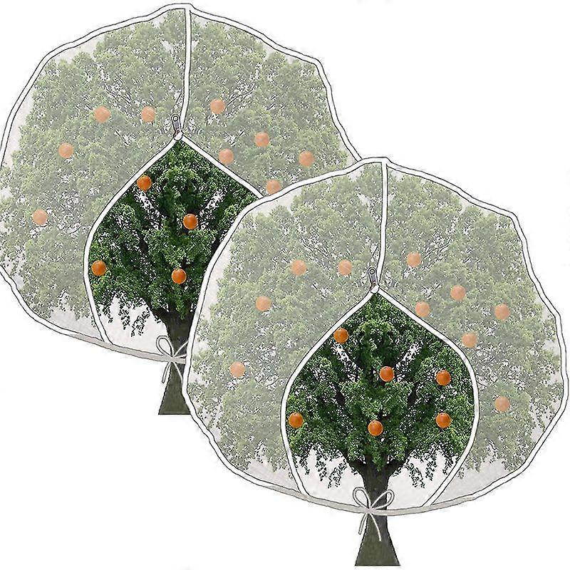 Minglan Garden Plant Cover Bird Barrier Netting Mesh With Zipper Large Plant Protection Netting Mesh Bag Garden Netting Plant Net Cover  72 X 72 Inch 