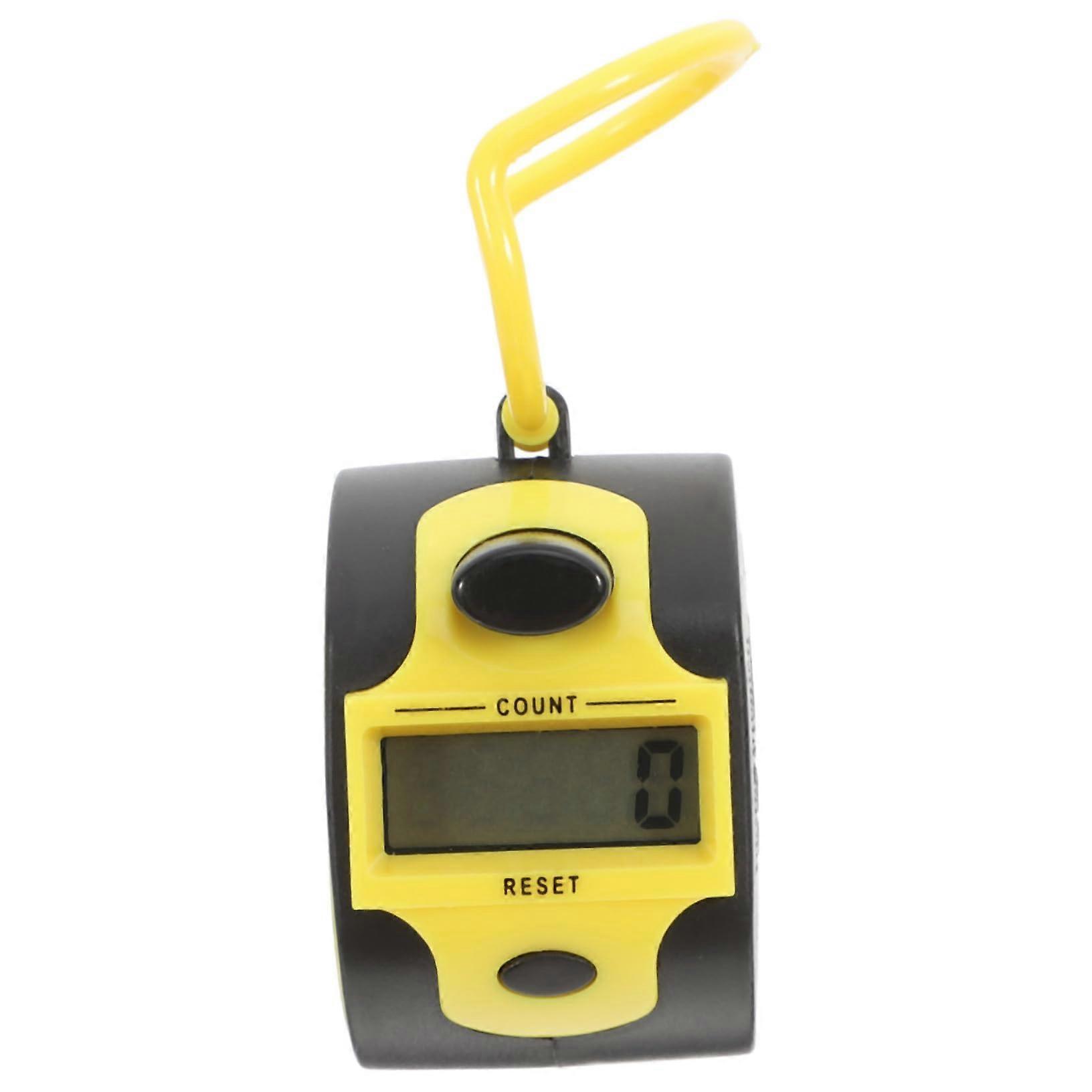 Digital Tally Counter Finger Ring Manual Clicker For Sports Scoring And Steps PalmFit Recorder Reset Display Color