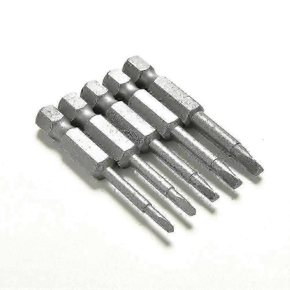 25-26 5 Pcs Magnetic 1/4" Hex Shank Triangle Screwdriver Bits S2 Steel