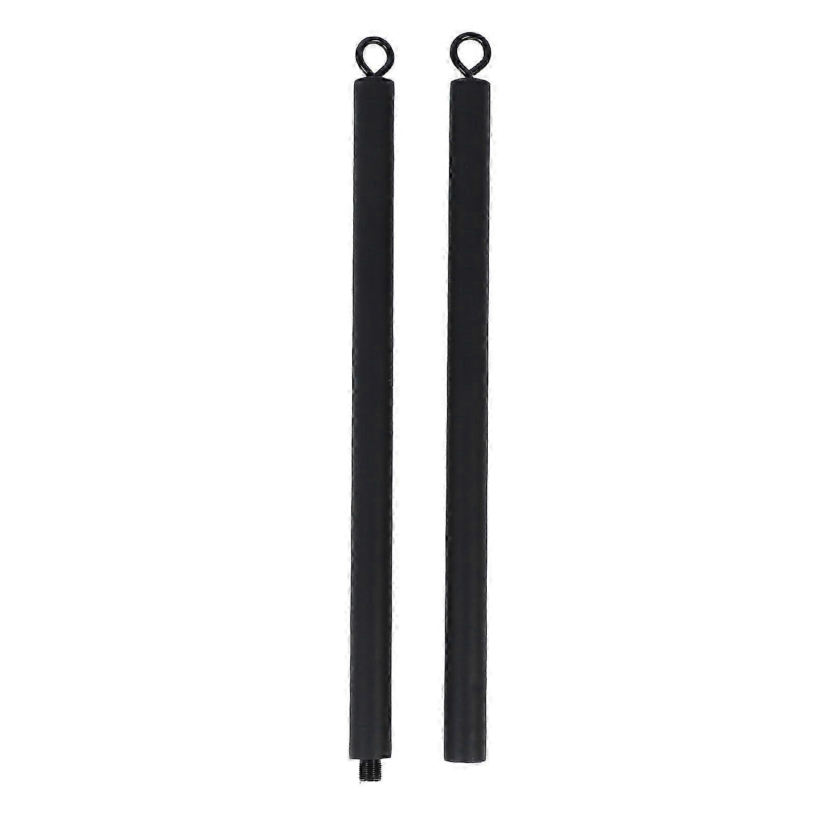 Pull Down Bar Attachment Detachable 2 Section Double Hook Straight Bar for Gym Cable Machine Pulley System