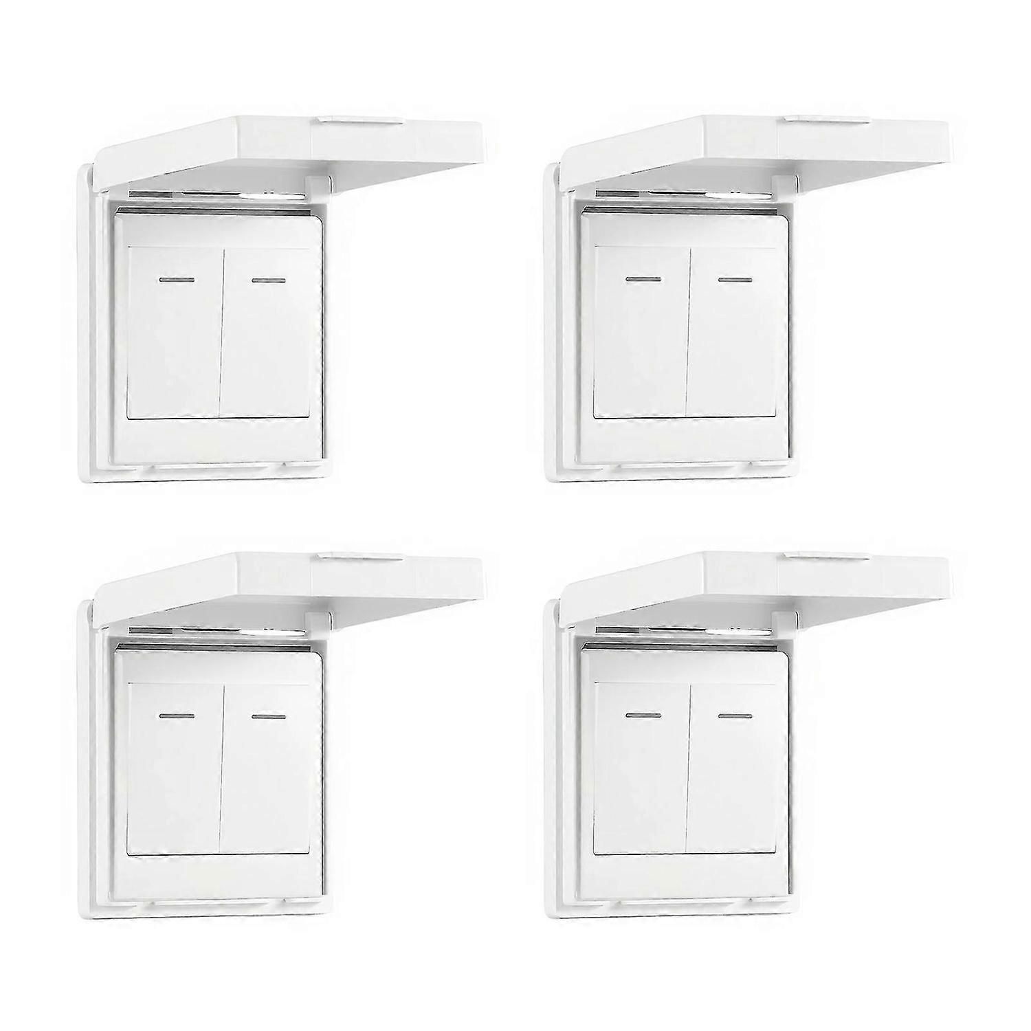 Waterproof Switcher Protectors Low Profile Design Moisture Proof Shielding Power Socket Cover For Wet Area Durable Build