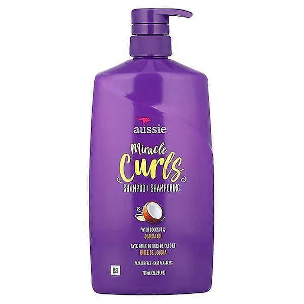 Aussie, Miracle Curls, Shampoo With Coconut & Jojoba Oil, 26.2 fl oz (778 ml)