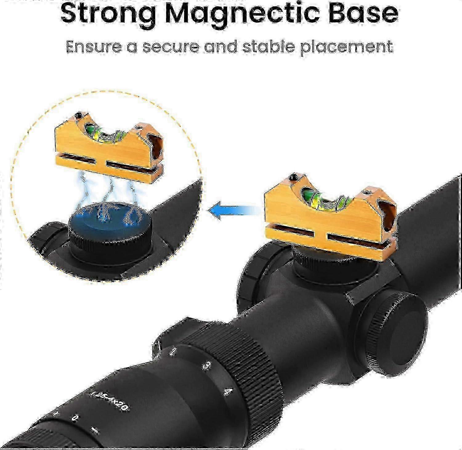 2025 Scope Leveling Kit, Professional Scope Level Universal Scope Mounting Kit with Magnetic 2 Universal Level Bubbles Edition 0621