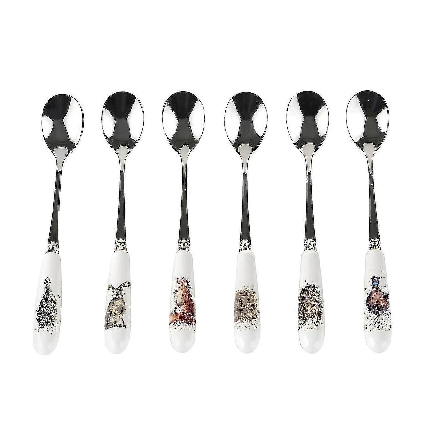 2025 Royal Worcester Wrendale Teaspoons Set of 6