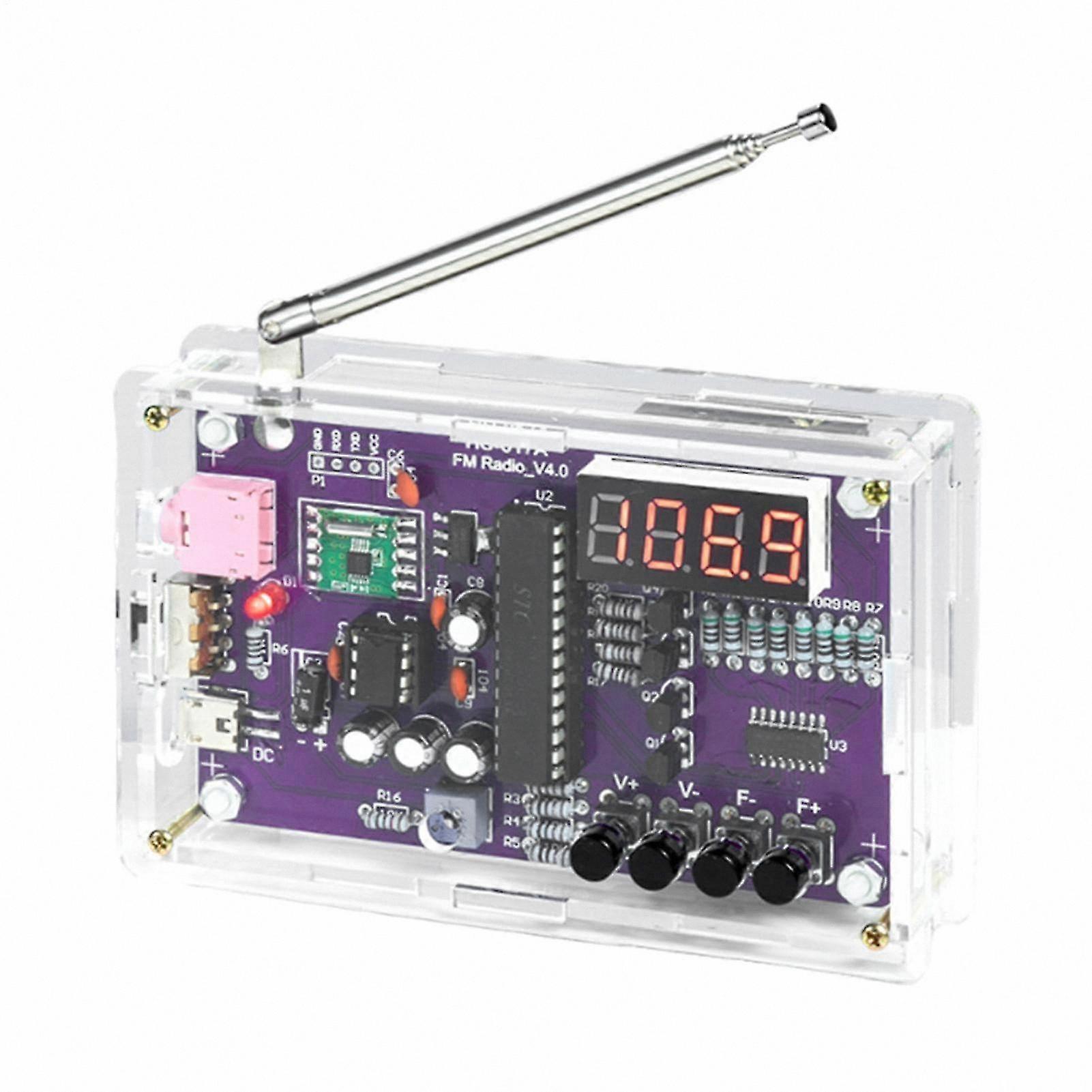 DIY STEM Electronics Kit for Beginners, Eonal Handmade Radio Project for College Students, Creative Learning Activities