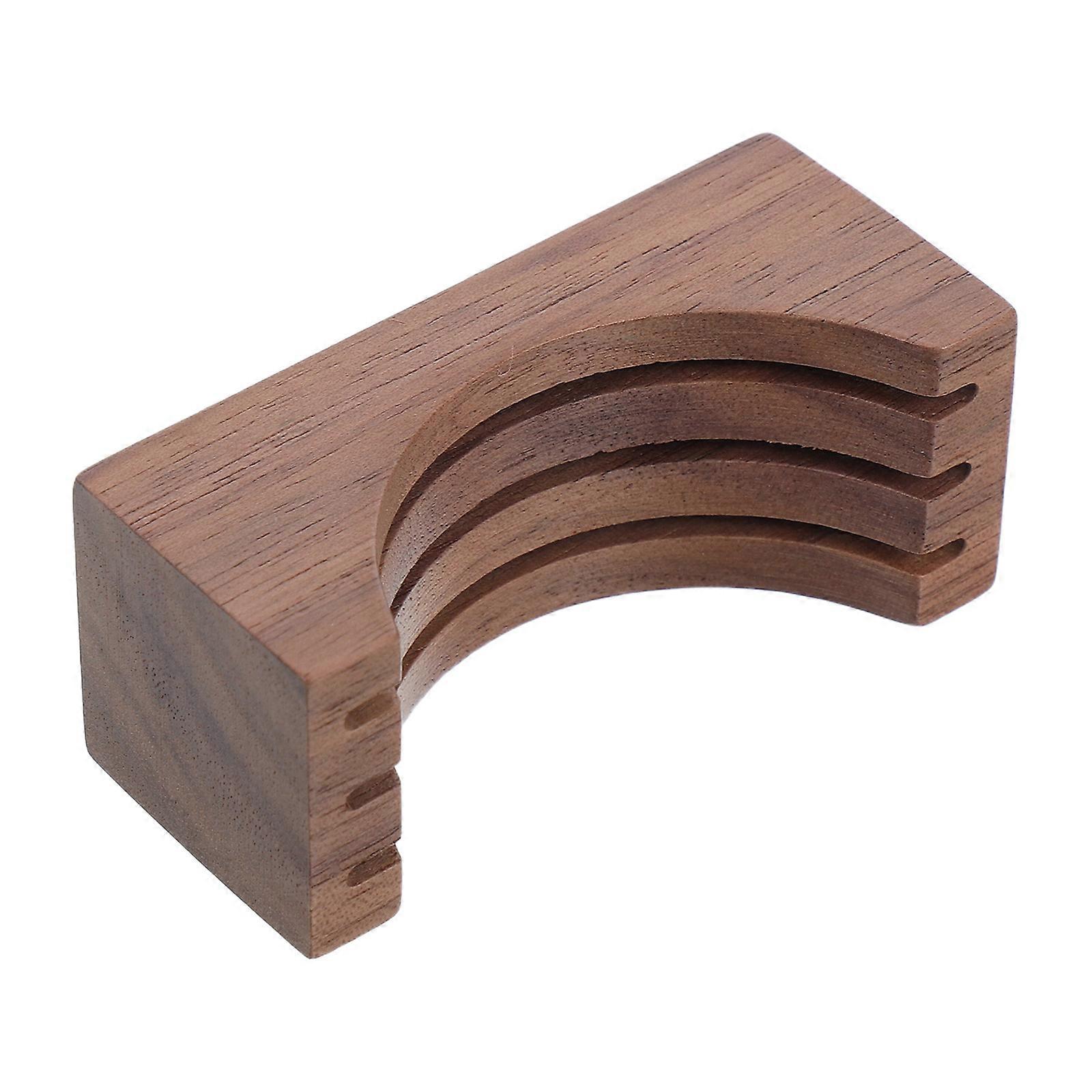 Espresso Filter Holder Stand for Organizing Use with Coffee Wooden Stand