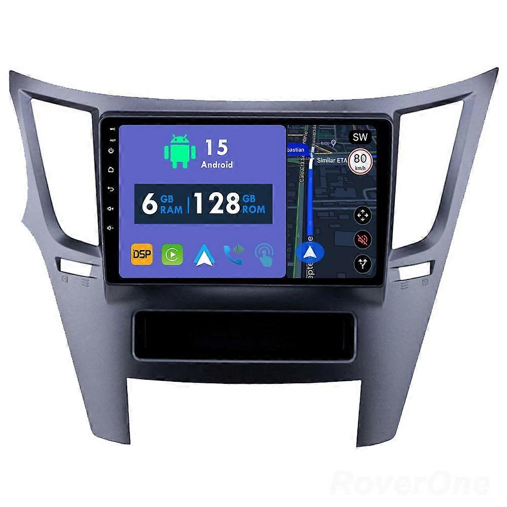 Car Radio 6G+128G CarPlay GPS Navigation Head Unit for Subaru Outback 4 BR Legacy 5 2009 - 2014 Android Auto Bluetooth Stereo Touch Screen