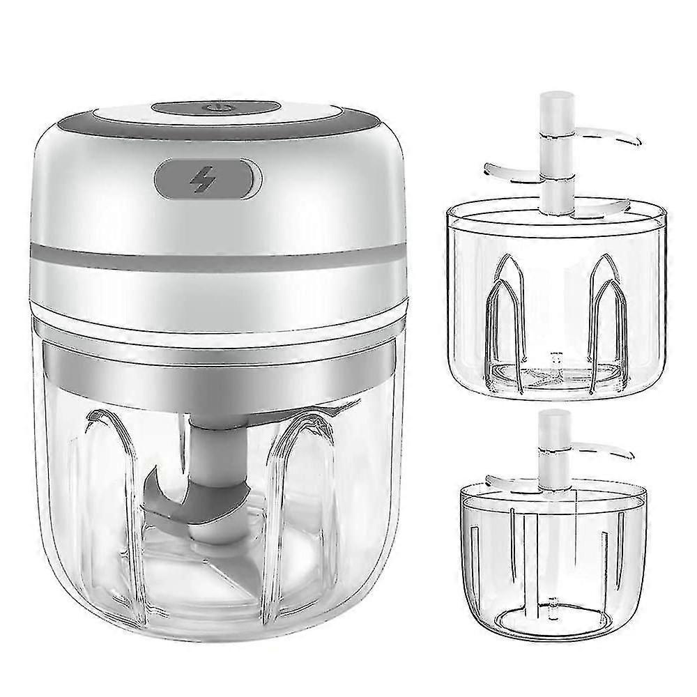 Electric Garlic Chopper,  Mini Garlic Chopper Portable Wireless Food Processor, Garlic Mas
