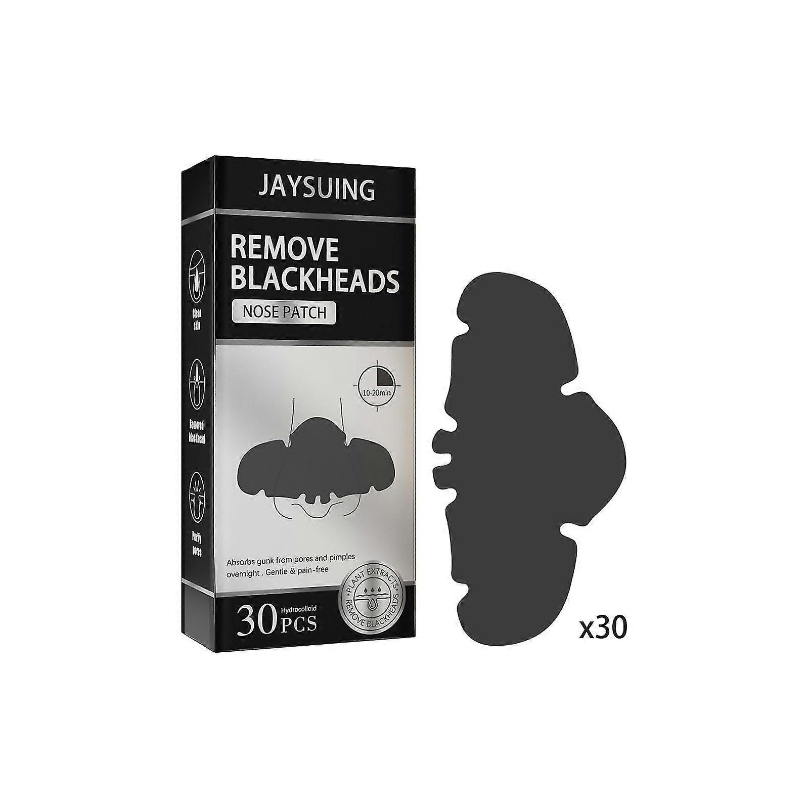 30pcs Nose Blackhead Remover Mask Deep Cleansing Skin Care Shrink Pore Acne Trea