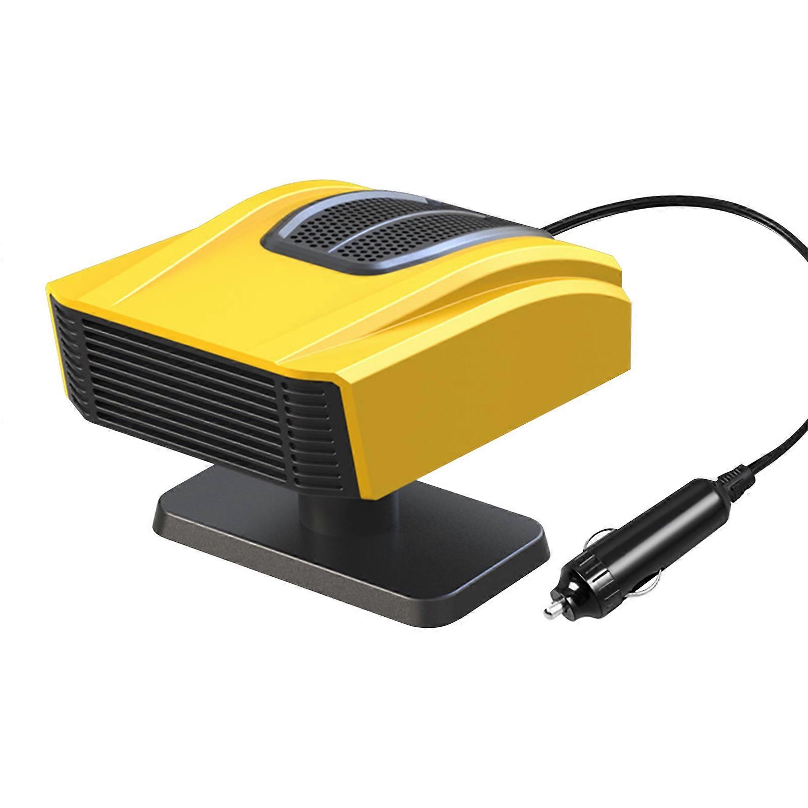Universal Car Heater 24V Rapid Temperature Rise Defogging Fan Defrost Defogger Heater With ABS Housing Multicolor