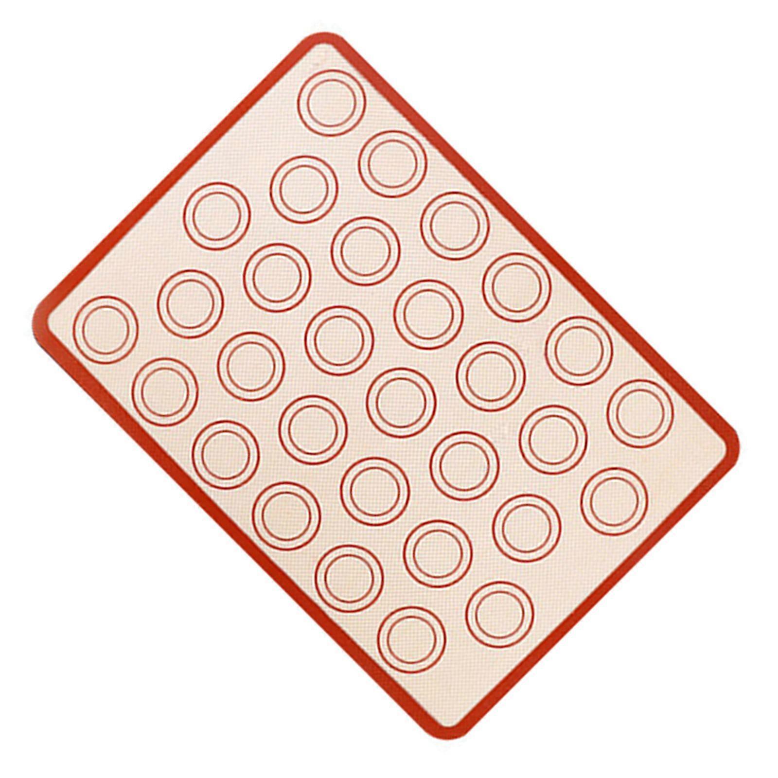 Round Corner Silicone Baking Sheet With Smooth Fronts Easy To Cleaning Dishwasher Safe Ideal For Pastry Making  Red