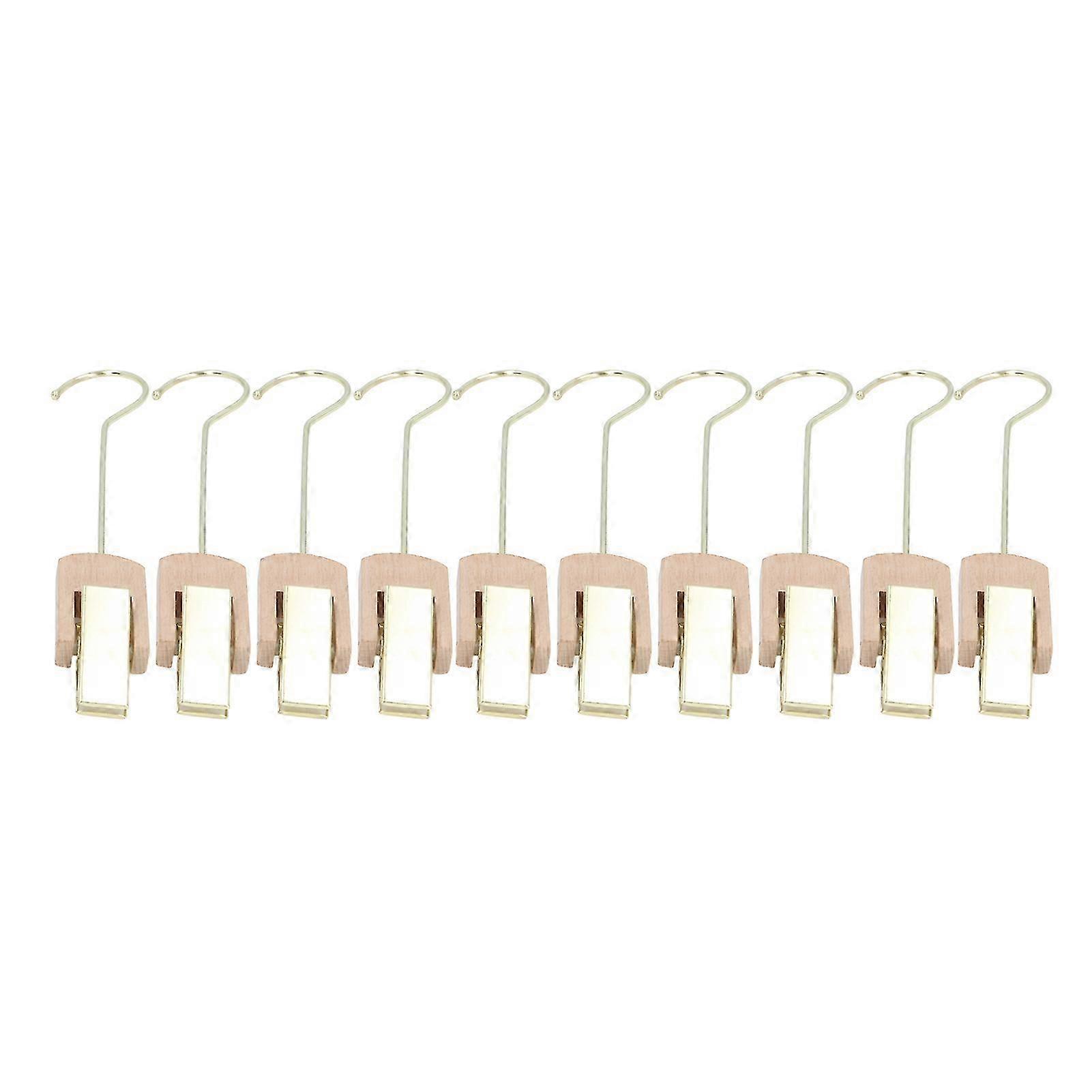 Industrial Solid Wood Rotary Multifunctional Laundry Hooks Clip