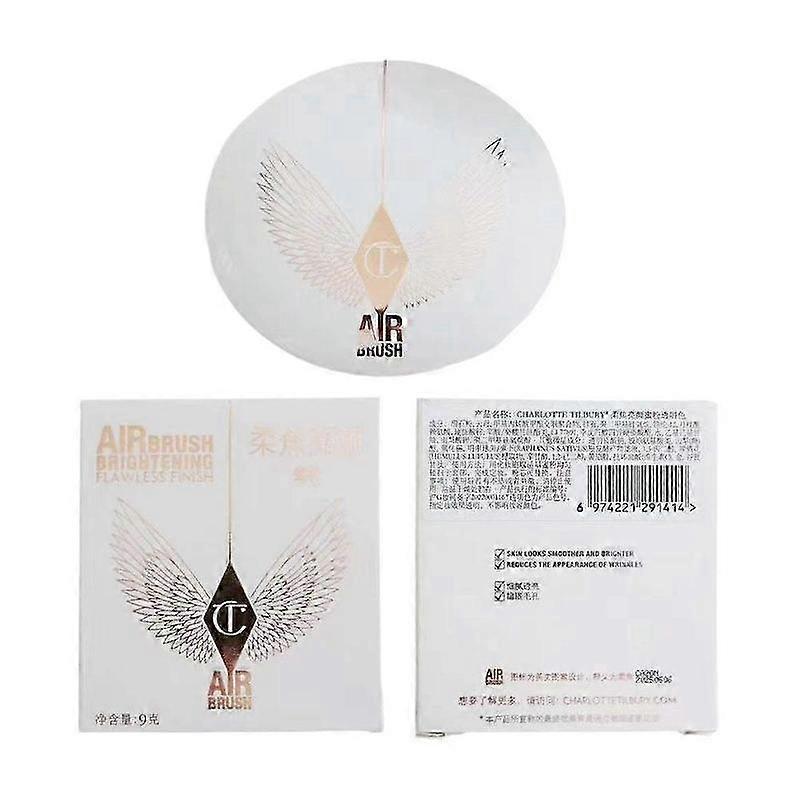 Lightweight 9g Luminous Finish Pressed Powder Compact for All-Day Oil Control and Moisturizing