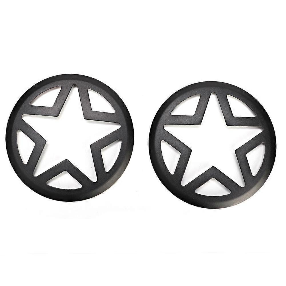 Front Fog Light Lamp Cover Protect Trim Fit for Jeep Wrangler JK &amp; Unlimited 2007-2017