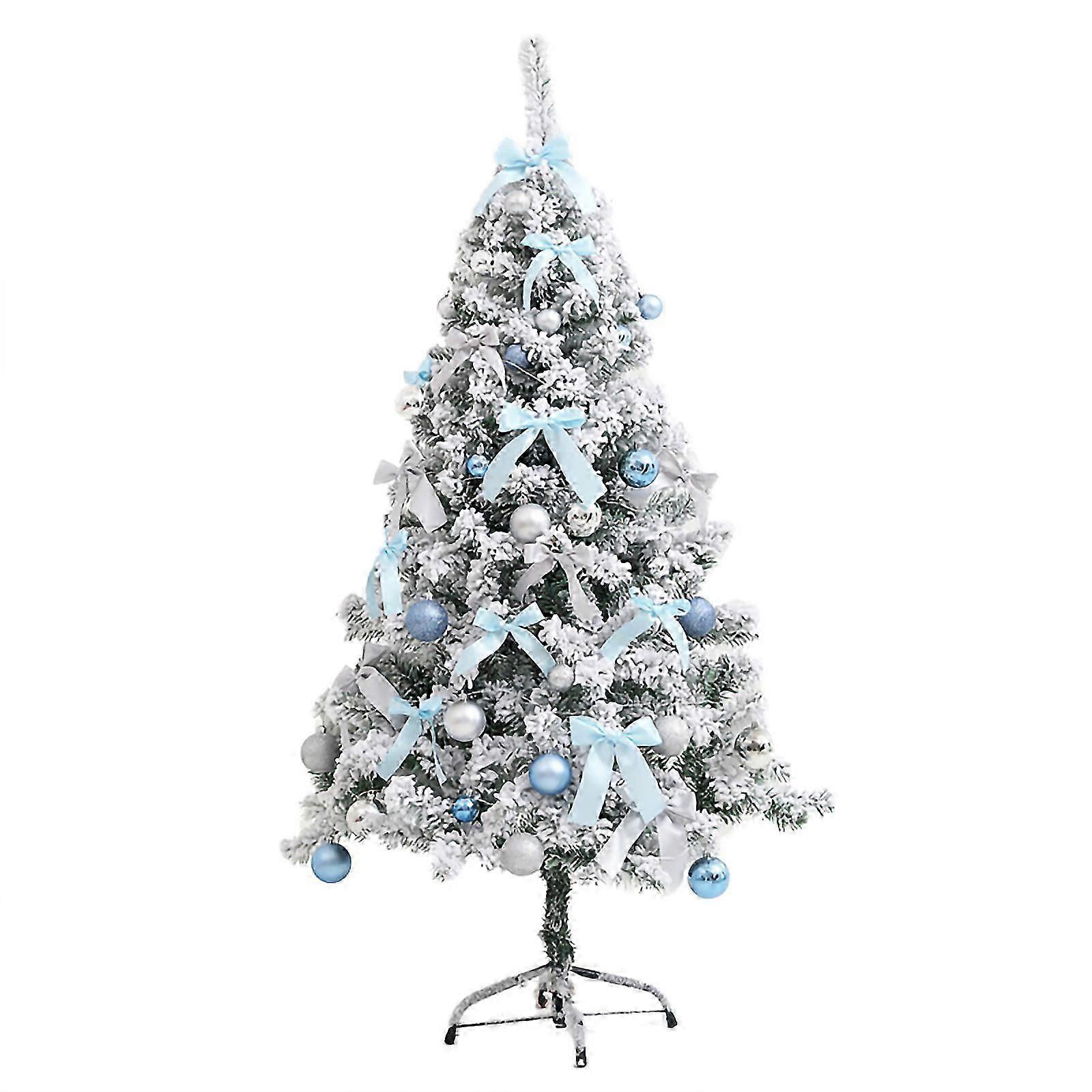 christmas tree Multi-color 60cm Christmas Ins Blue Flocking Cedar Christmas Tree Package