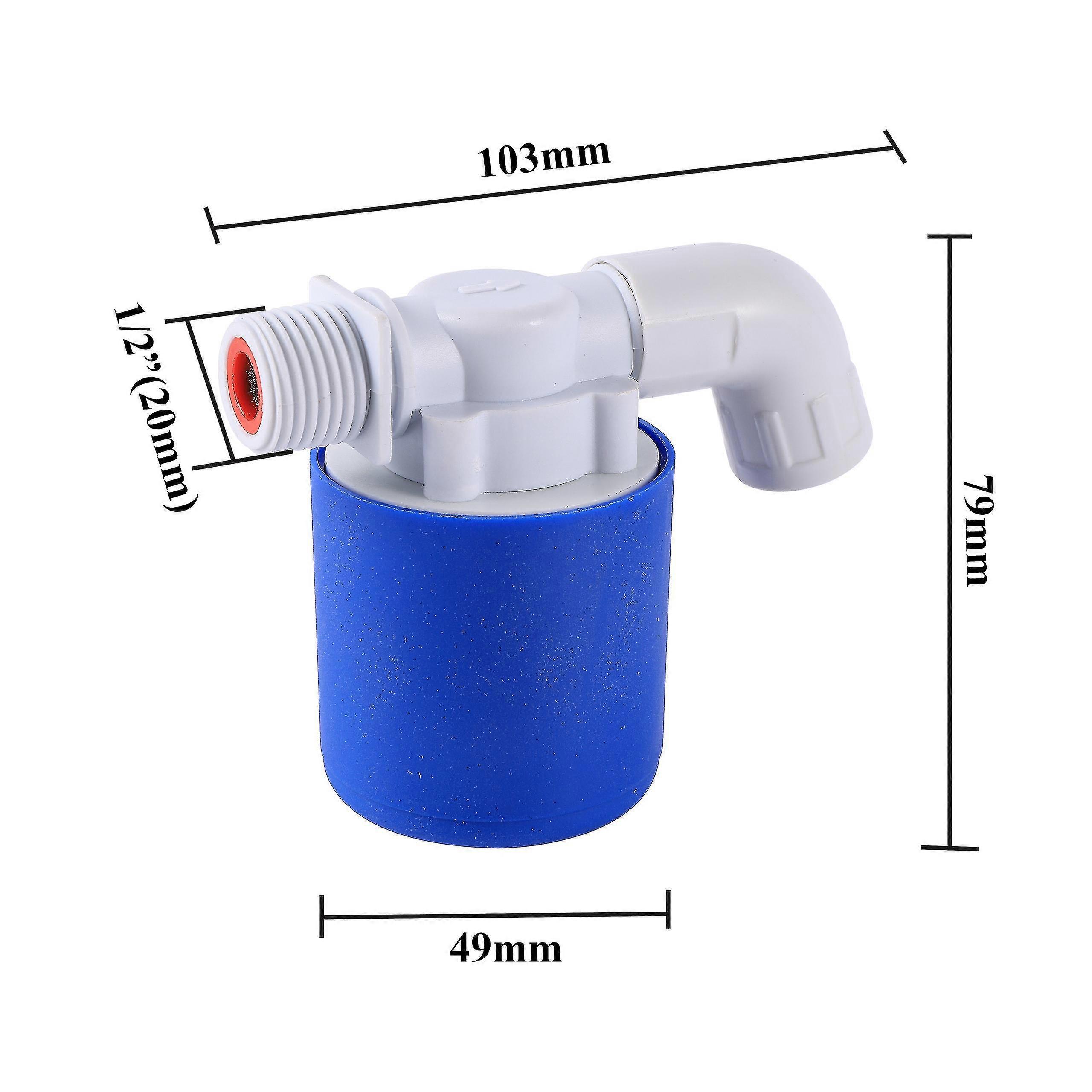 Improved Water Level Control Valve with Floating Ball Technology - Tank-Mounted, Plug-in, Free Inlet & Outlet - New Arrival