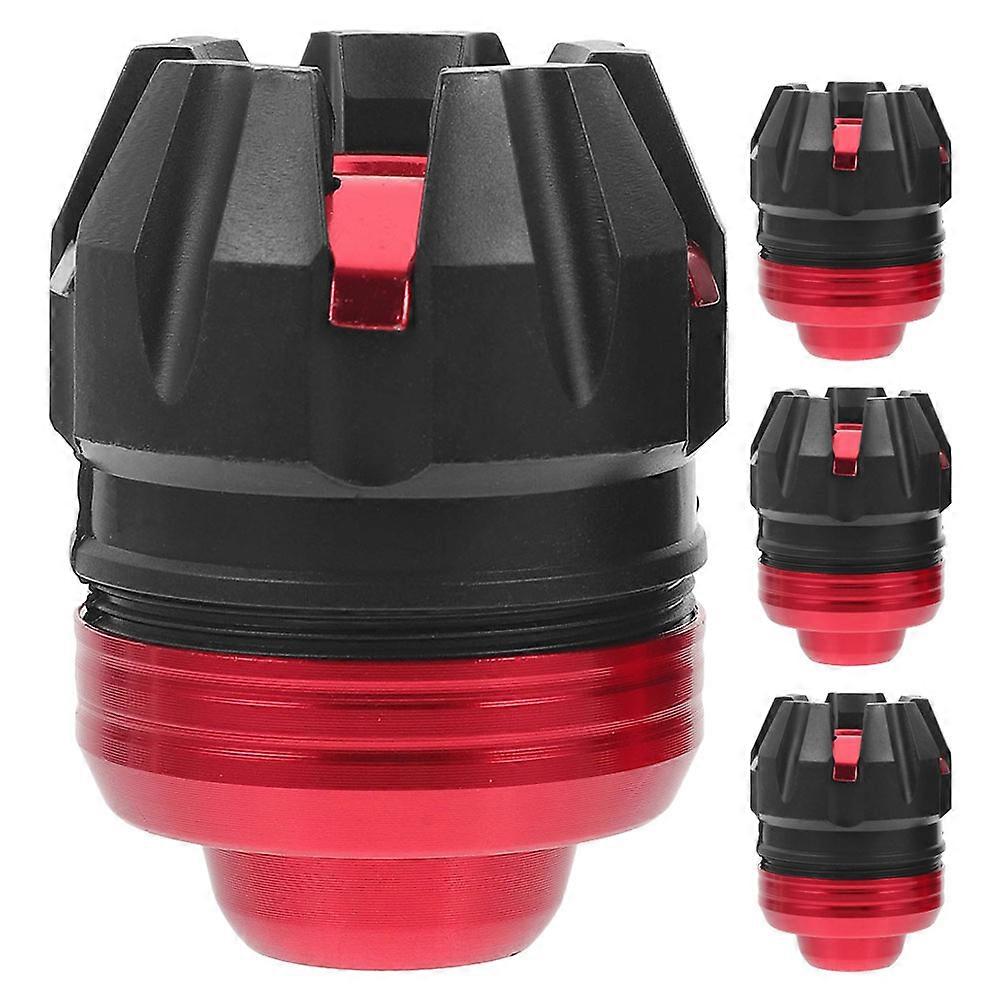 Rear Fork Crash Protector 4Pcs Aluminum Alloy Designed For Motorcycle Riding With Collision Falling Protection
