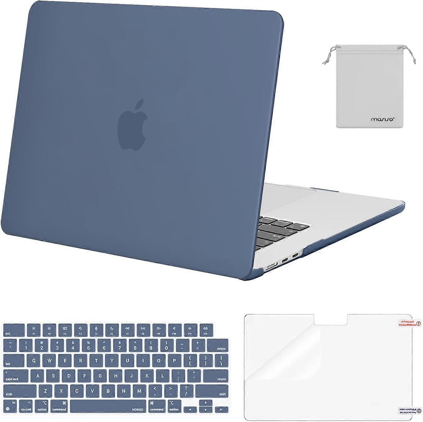 Compatible with MacBook Air 15 inch Case 2023 2024 Release M3 A3114 M2 A2941 with Liquid Retina Display&Touch