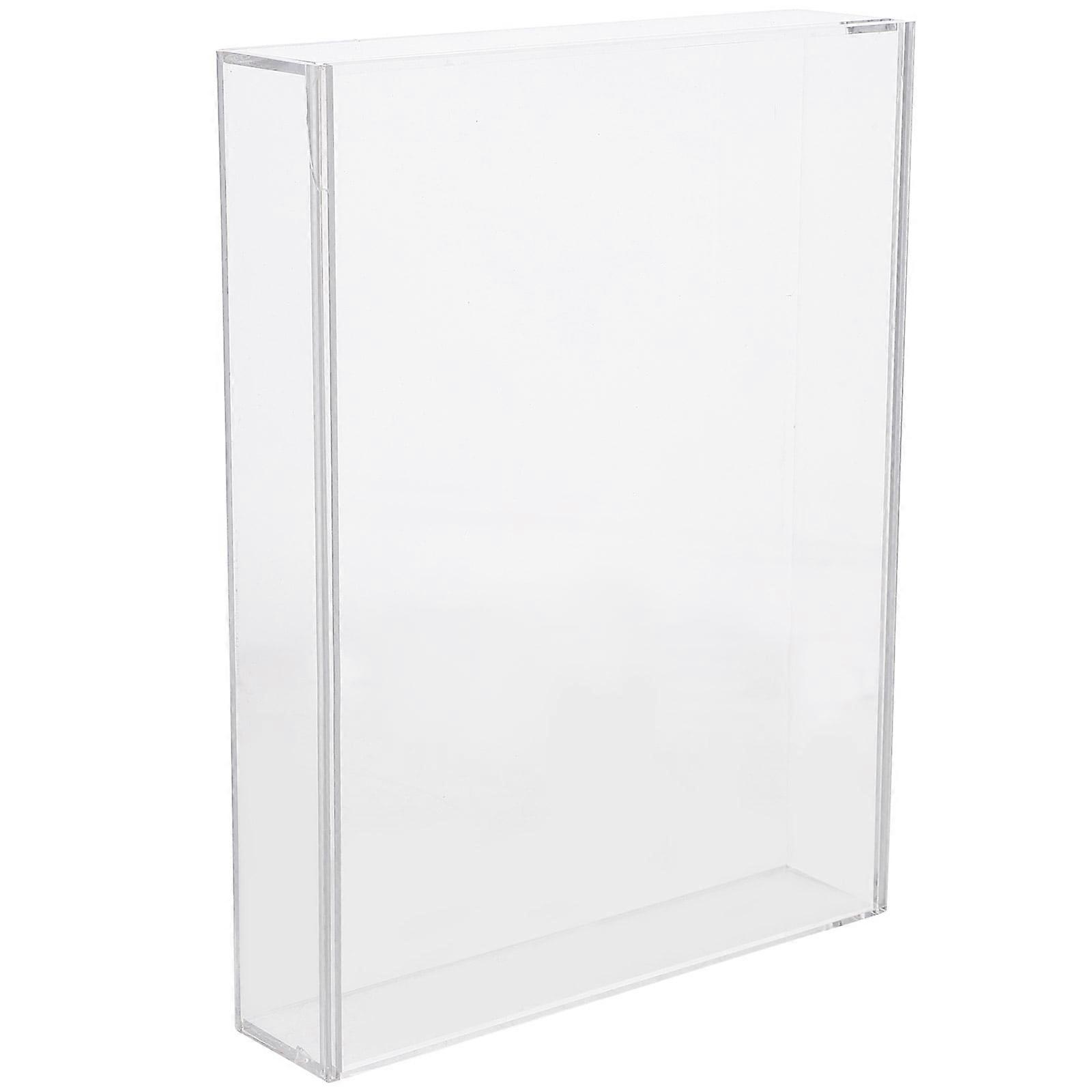 Eease 8.20'' x 1.56'' Clear Acrylic Shadow Box