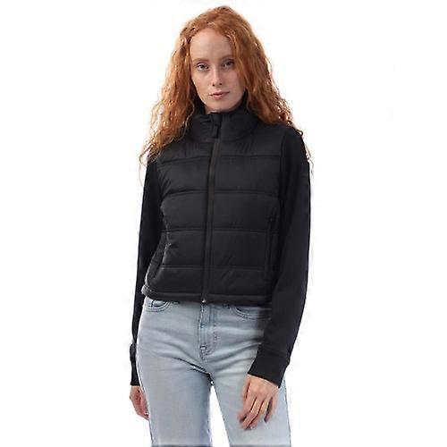DKNY Womens/Ladies Mixed Scuba Cropped Puffer Jacket