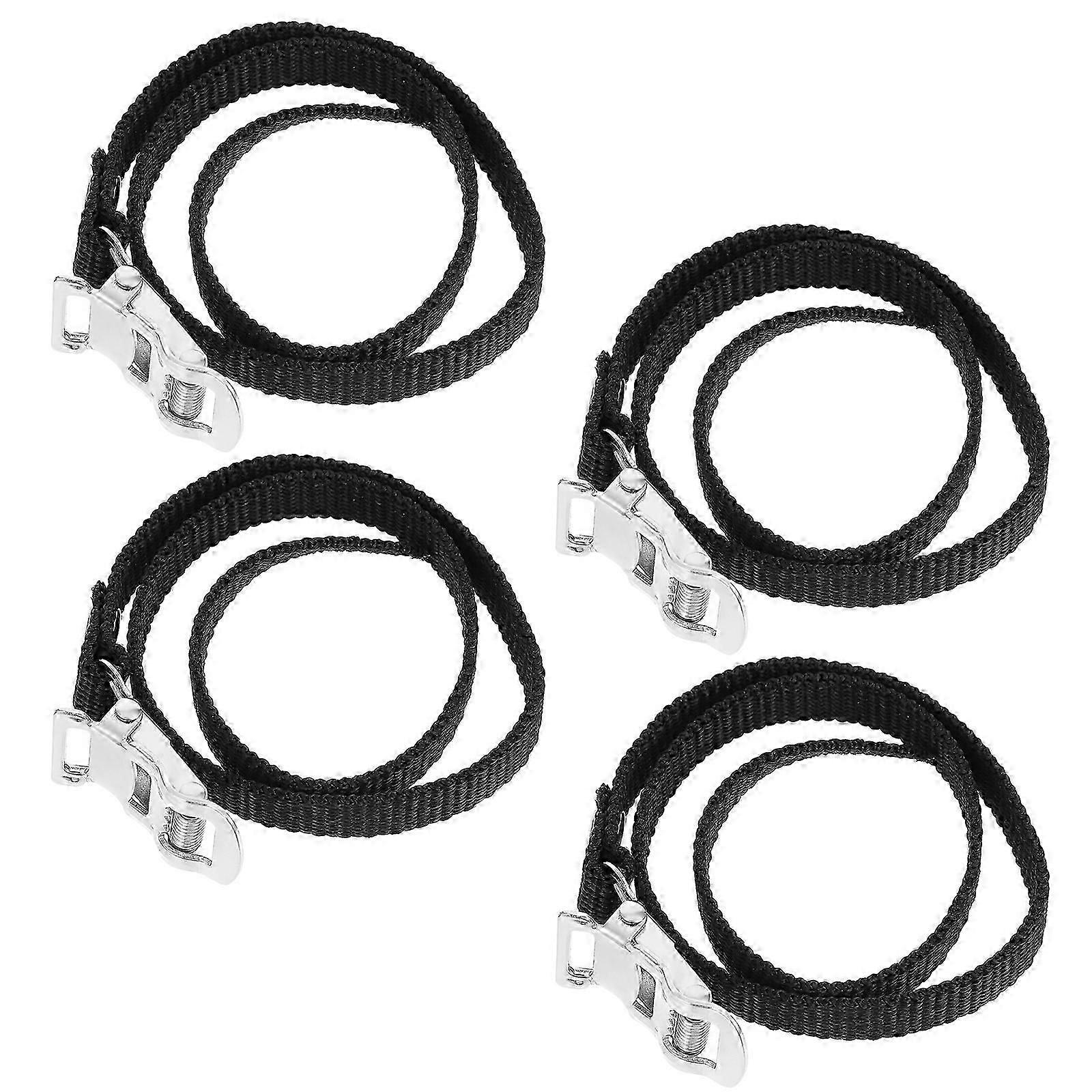 4pcs universal bicycle pedal toe straps replacement