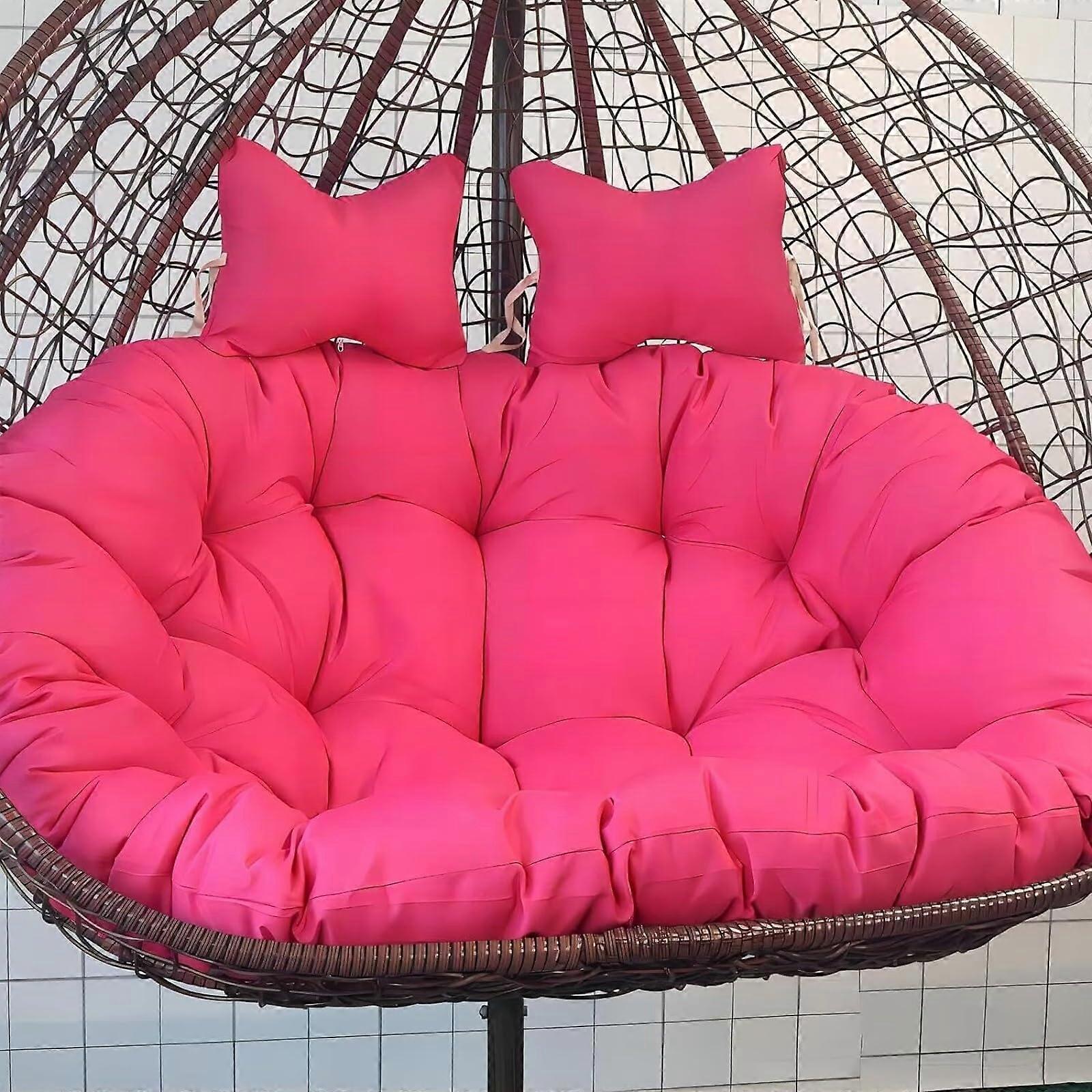 Waterproof Hanging Egg Chair Cushion Thick Washable Replacement for Swing Basket Hammock Double