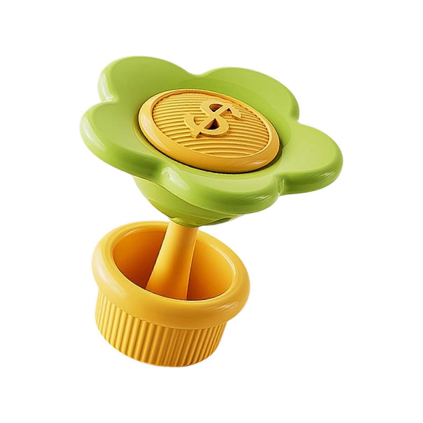 Toilet Flushing Push Button NoDrill Installation Assist Tool Green Decorative Button For Universal Compatibility