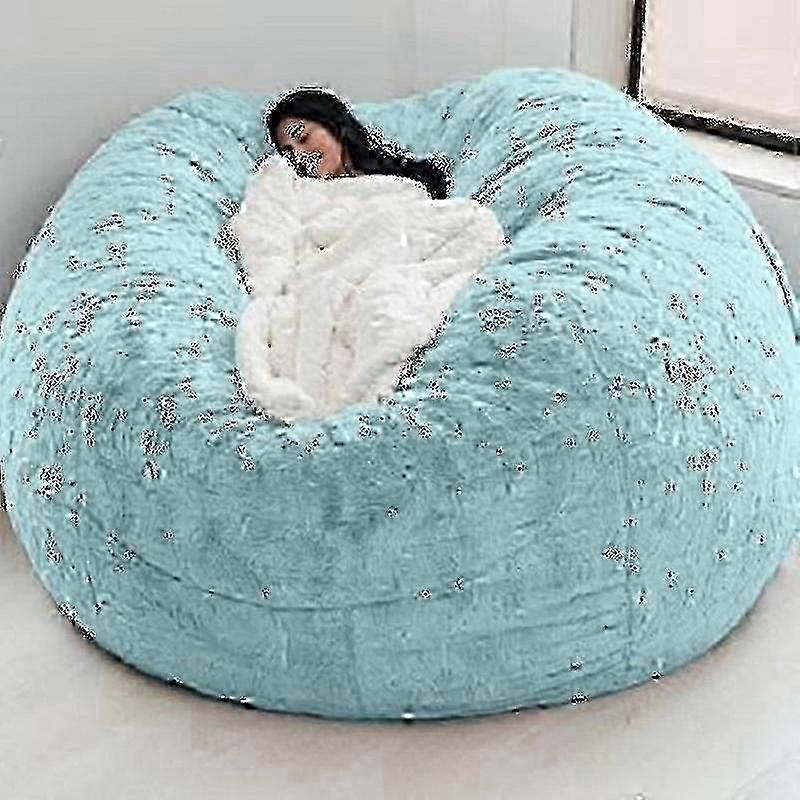 Lazy Sofa Bean Bag Artificial Fur Bean Bag(bean Bags Only)