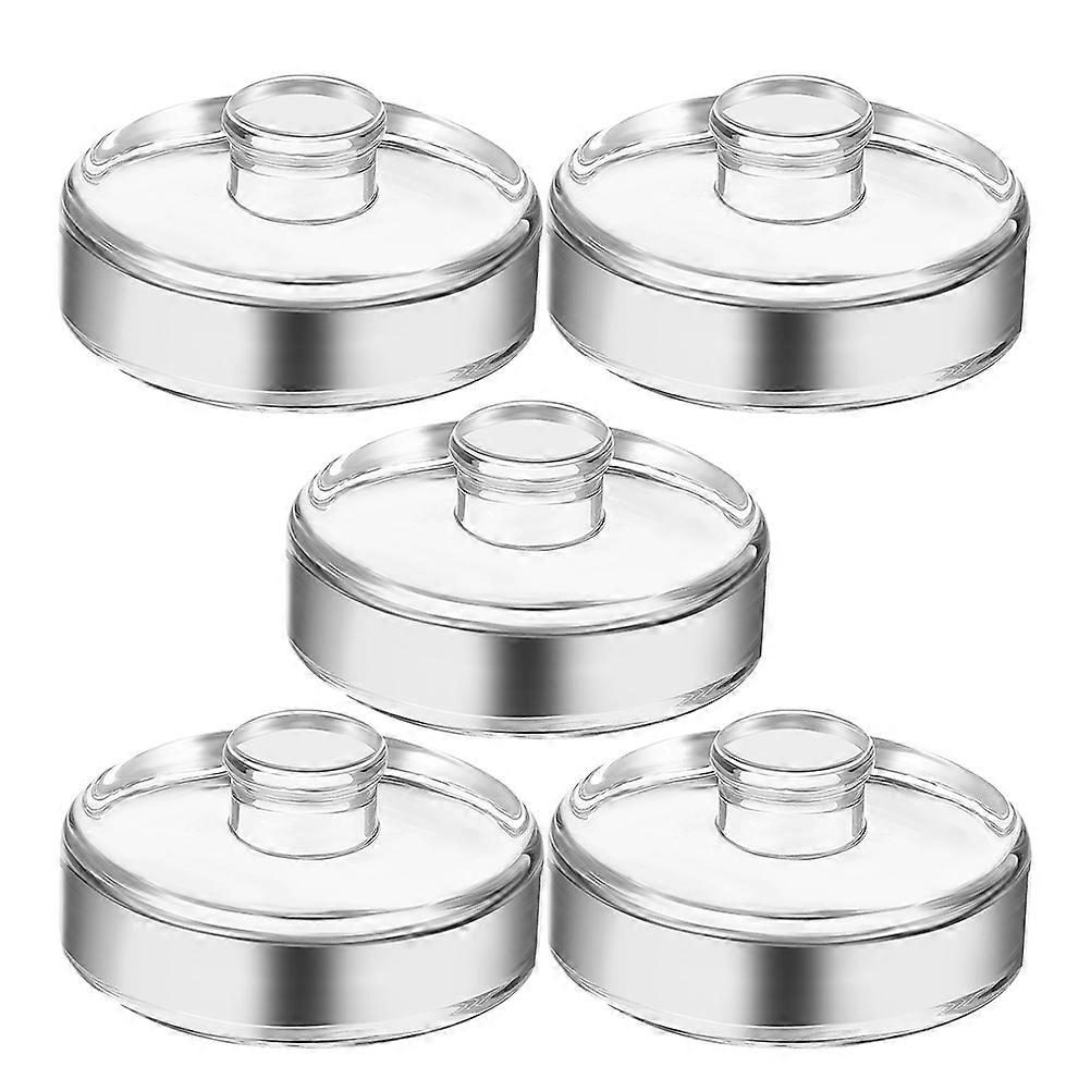 Glass Fermentation Weights for Kimchi and Sauerkraut 5Pcs with Handle