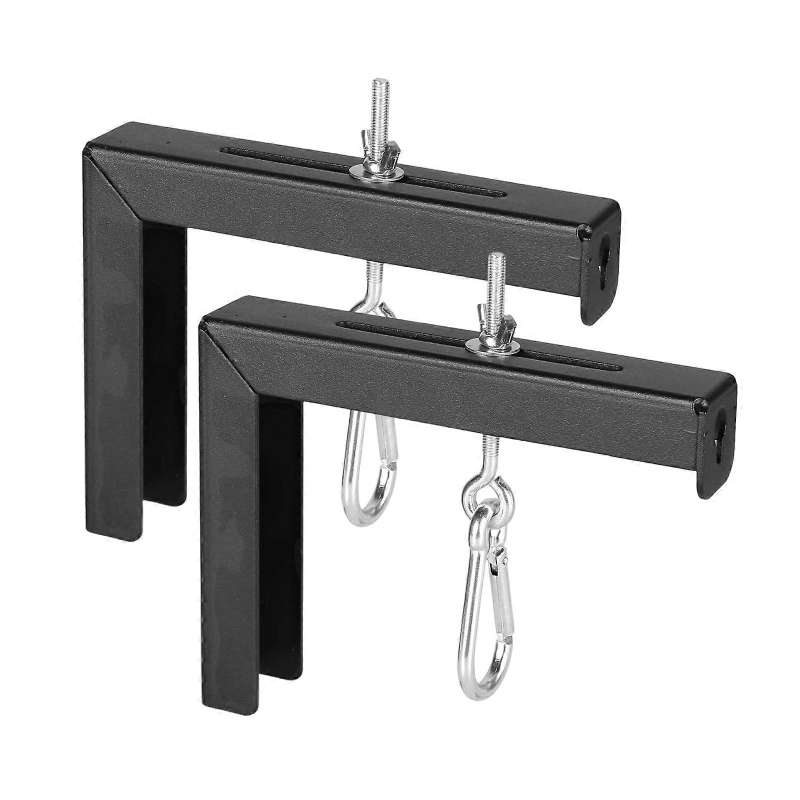 Wall and Ceiling Projector Screen Brackets, 6Inch Extendable Arms with Hooks Easy Installation Holds 80Lbs Holder Multicolor
