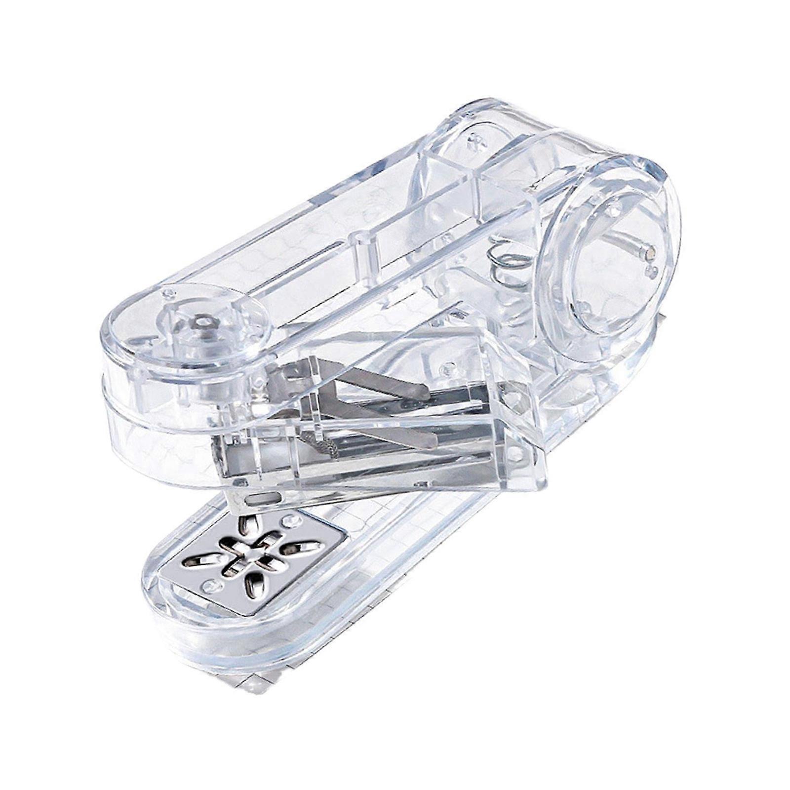 360 Degree Rotate Desktop Stapler Swivel Stapler Office Paper Stapler Easy to Load School Supplies for Booklet Binding  White