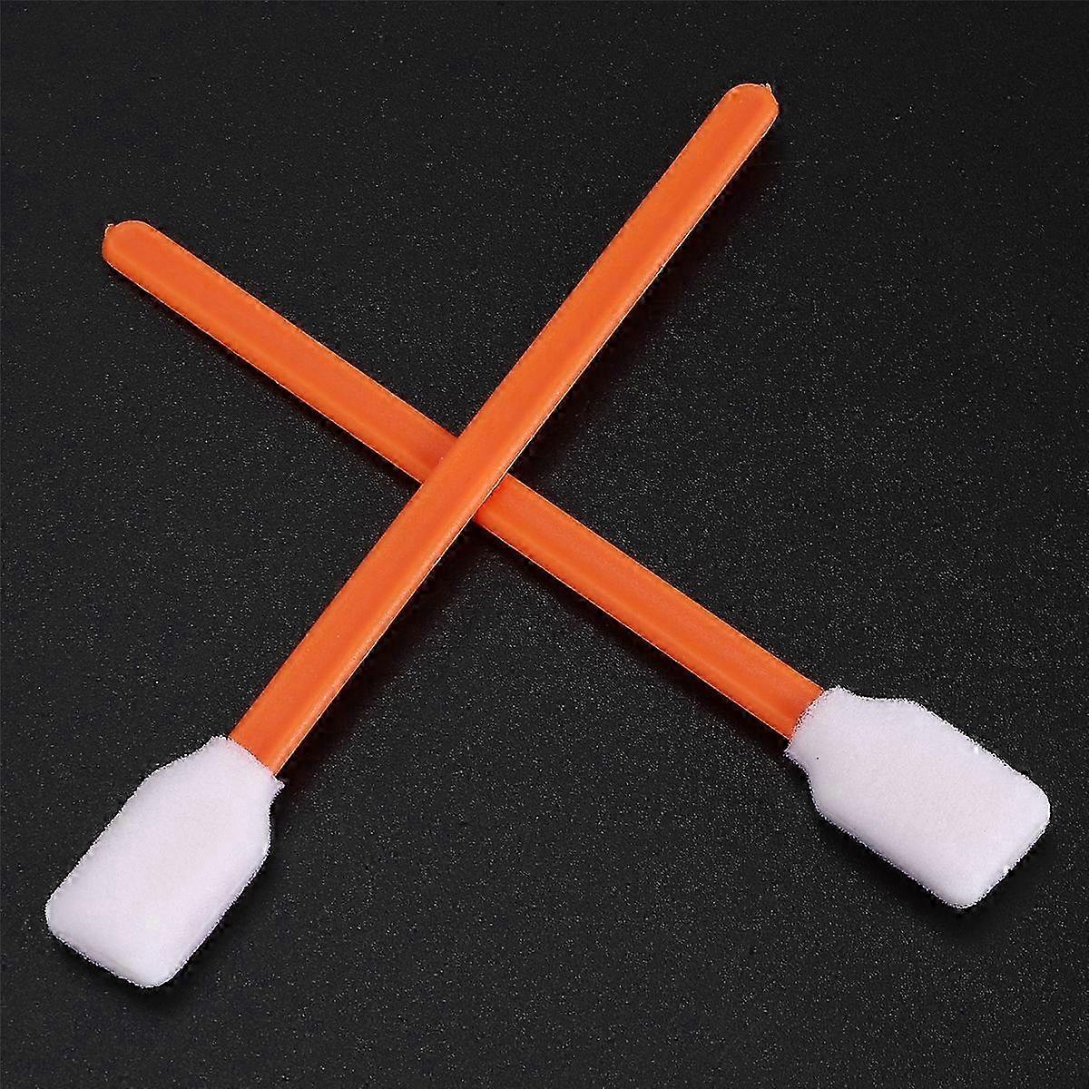 100 Pcs Foam Swab Sticks, Cleanroom Detailing Sponges for Inkjet Printers and Optical Instruments