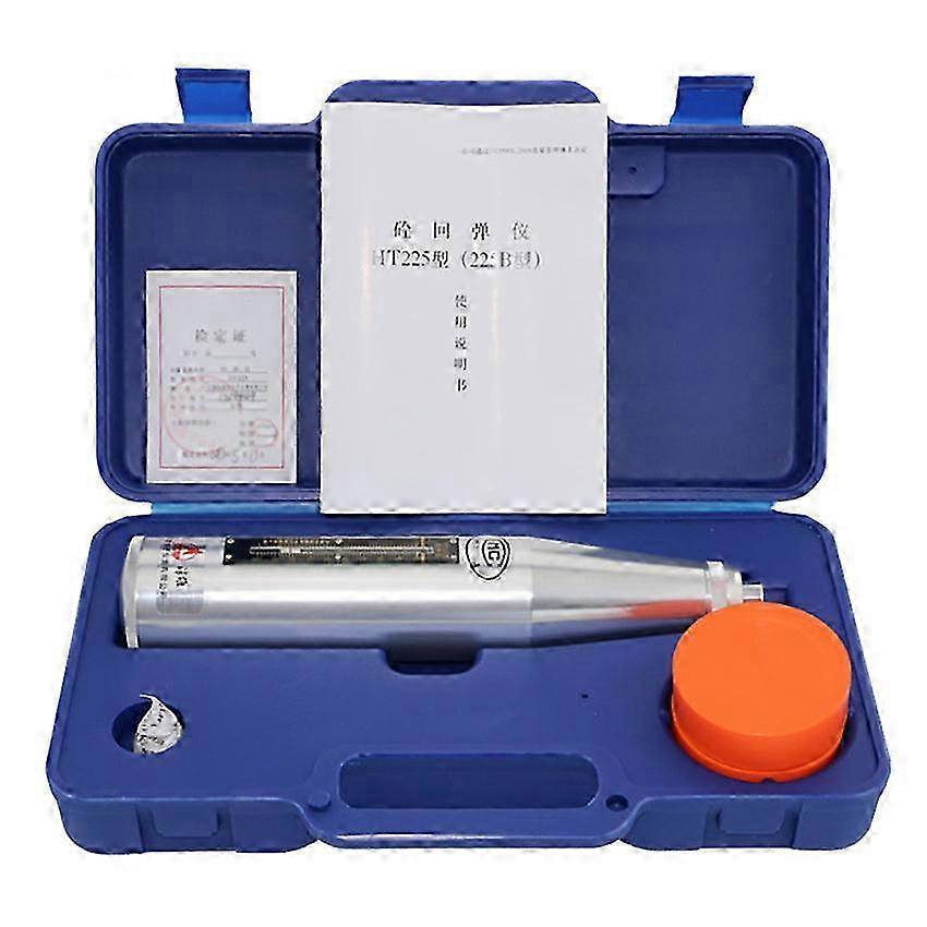 Ht-225 Concrete Rebound Test Portable Schmidt Hardness Tester Hammer High Polymer Shell Resiliometer Testing Equipment