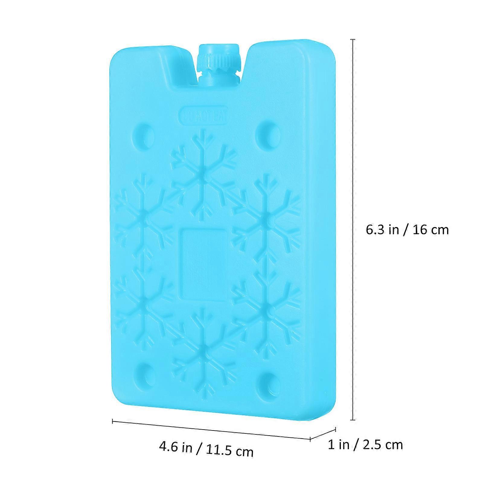 4 قطع عبوات ثلج لصناديق الغداء حزم الفريزر حزم ثلج أكثر برودة ملحقات مكعبات الثلج القابلة لإعادة الاستخدام