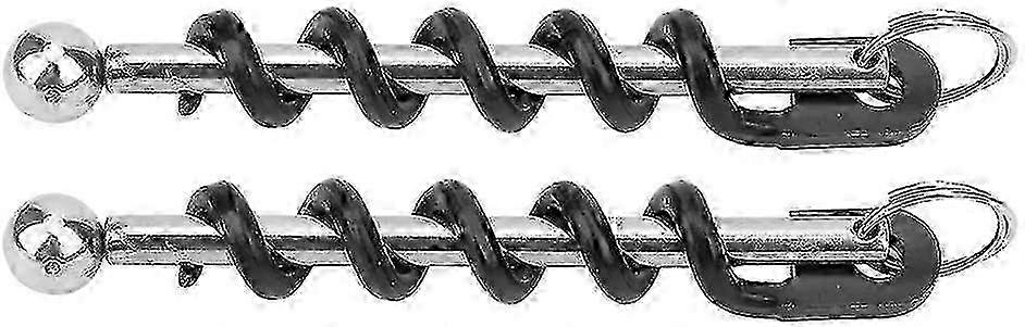 Bottle opener, Compact and Durable, with Spiral Design and Key - ring Attachment, Set of 2