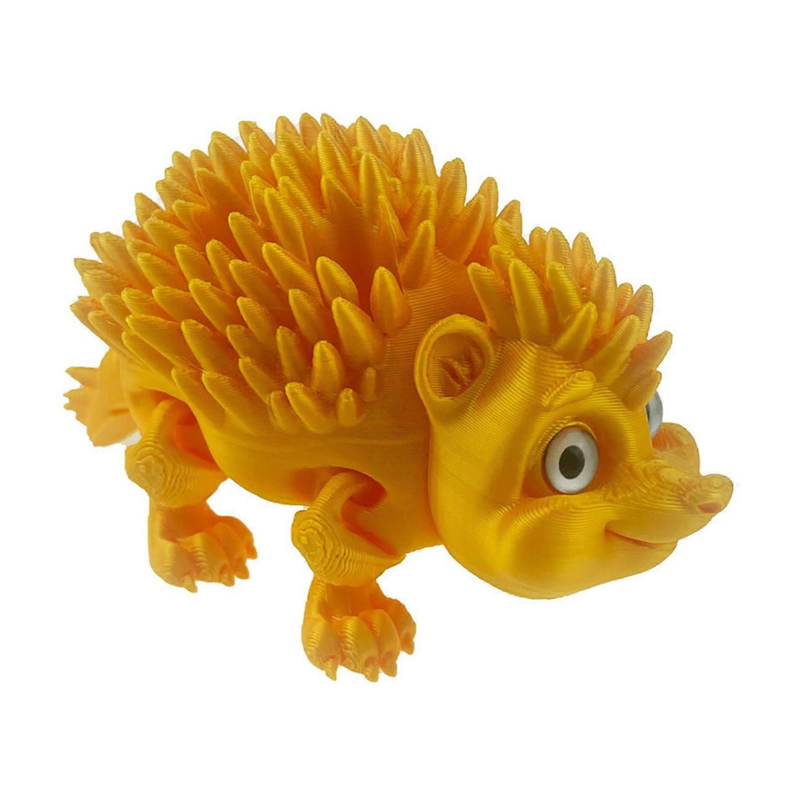 Quinlirra 3D Printing Model Simulation Eyeball Hedgehog Pen Container, Multi-Color Optional, Creative Handmade Office Decoration