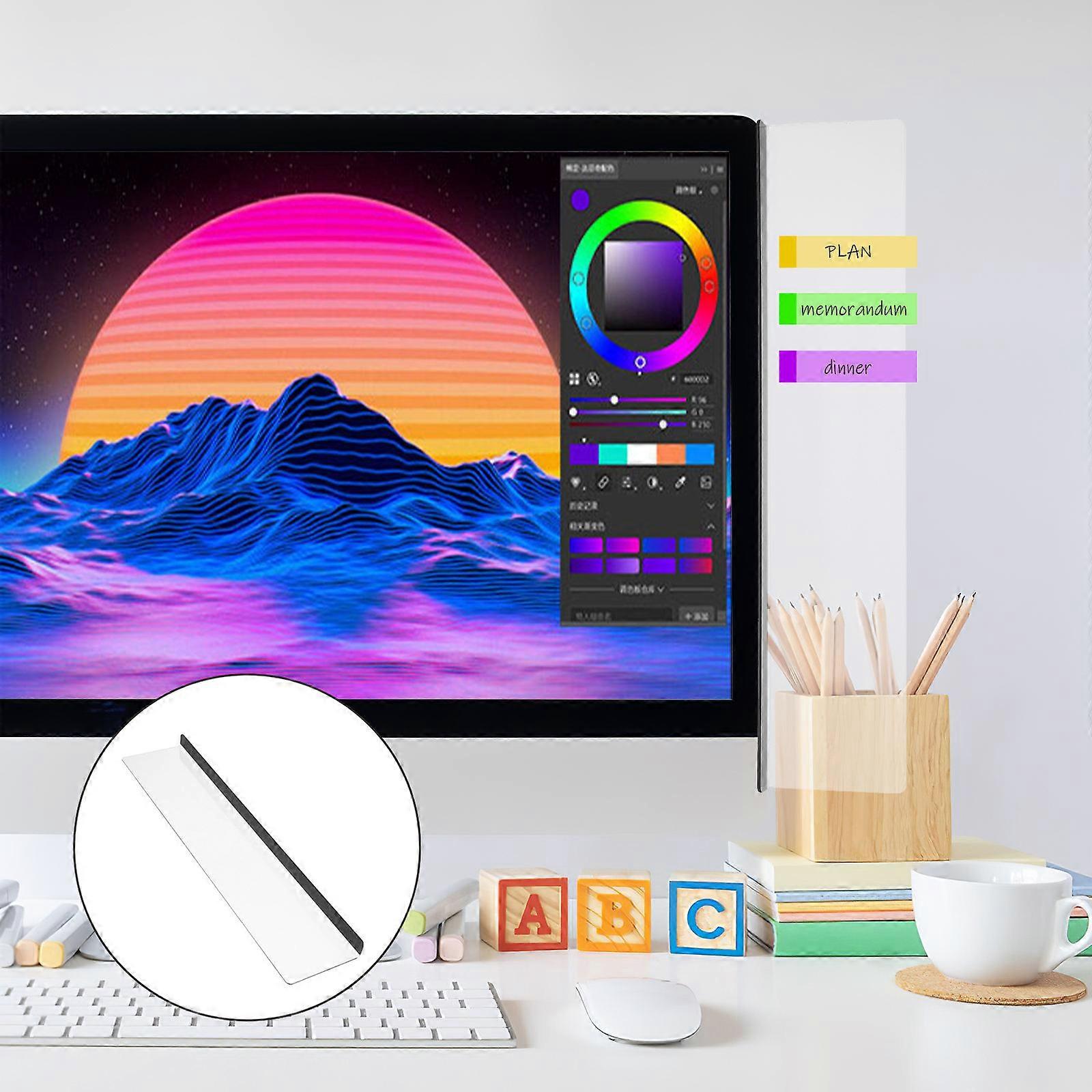 Monitor Message Board Acrylic Material for Computer Screen
