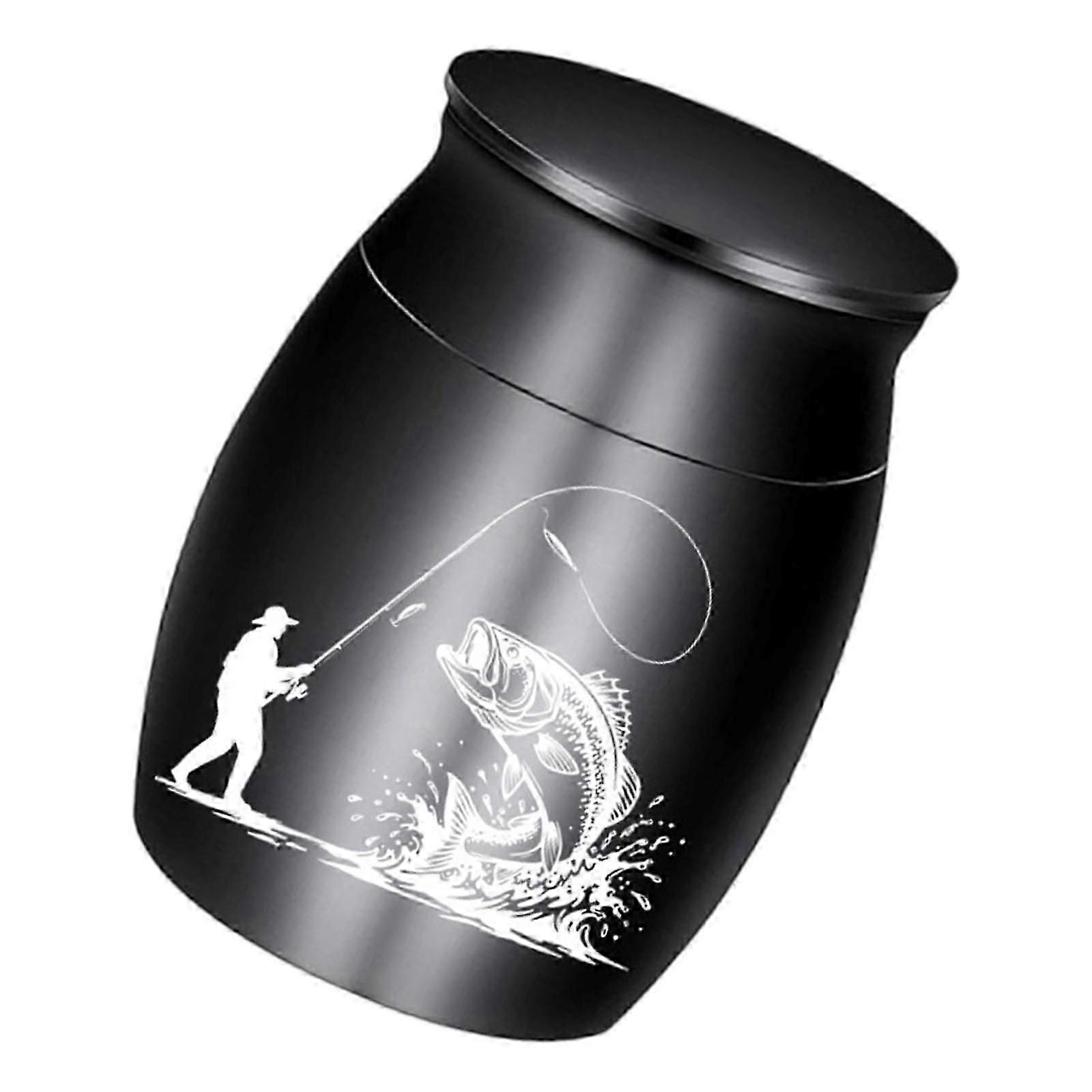 Dear Memory Pet Jar For Incinerated Rest Incised Cenotaph Container Cats Canines  Silver